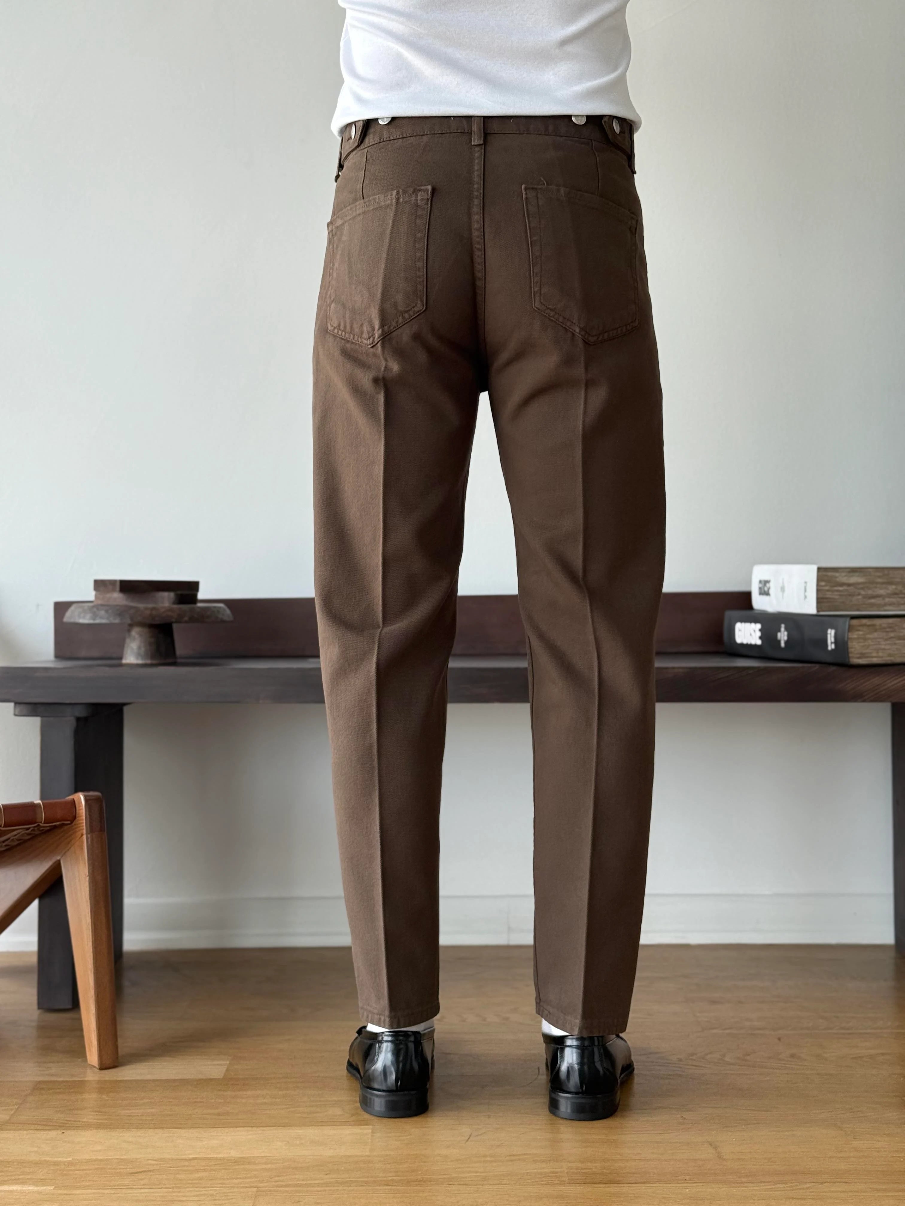 Creased Denim Trousers