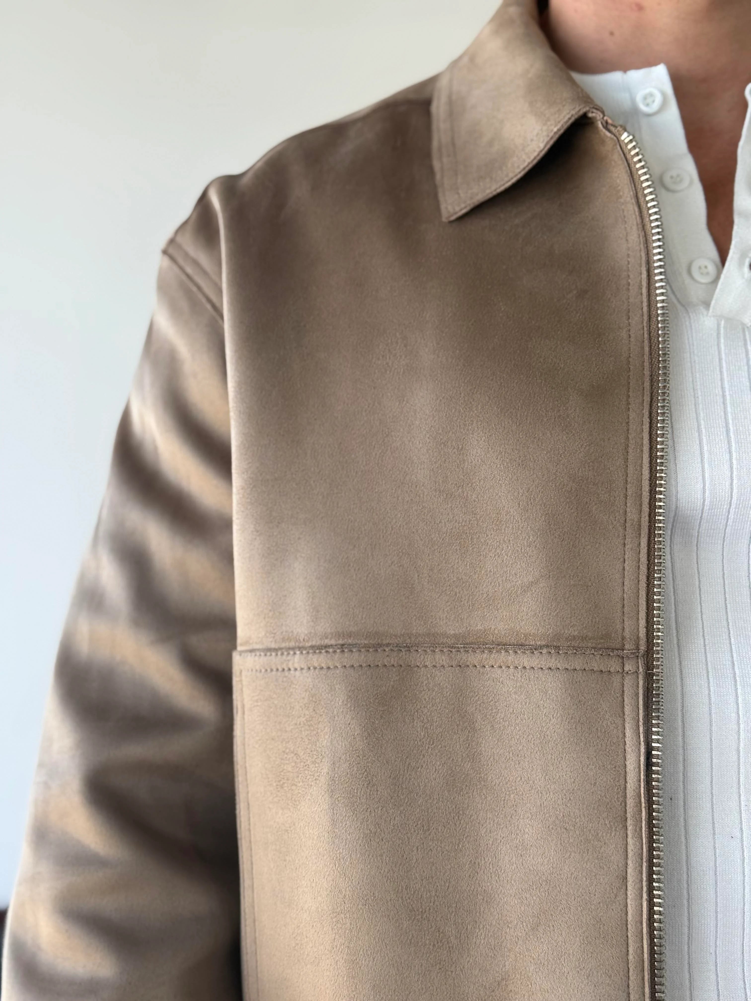 Charles Minimalist Suede Jacket