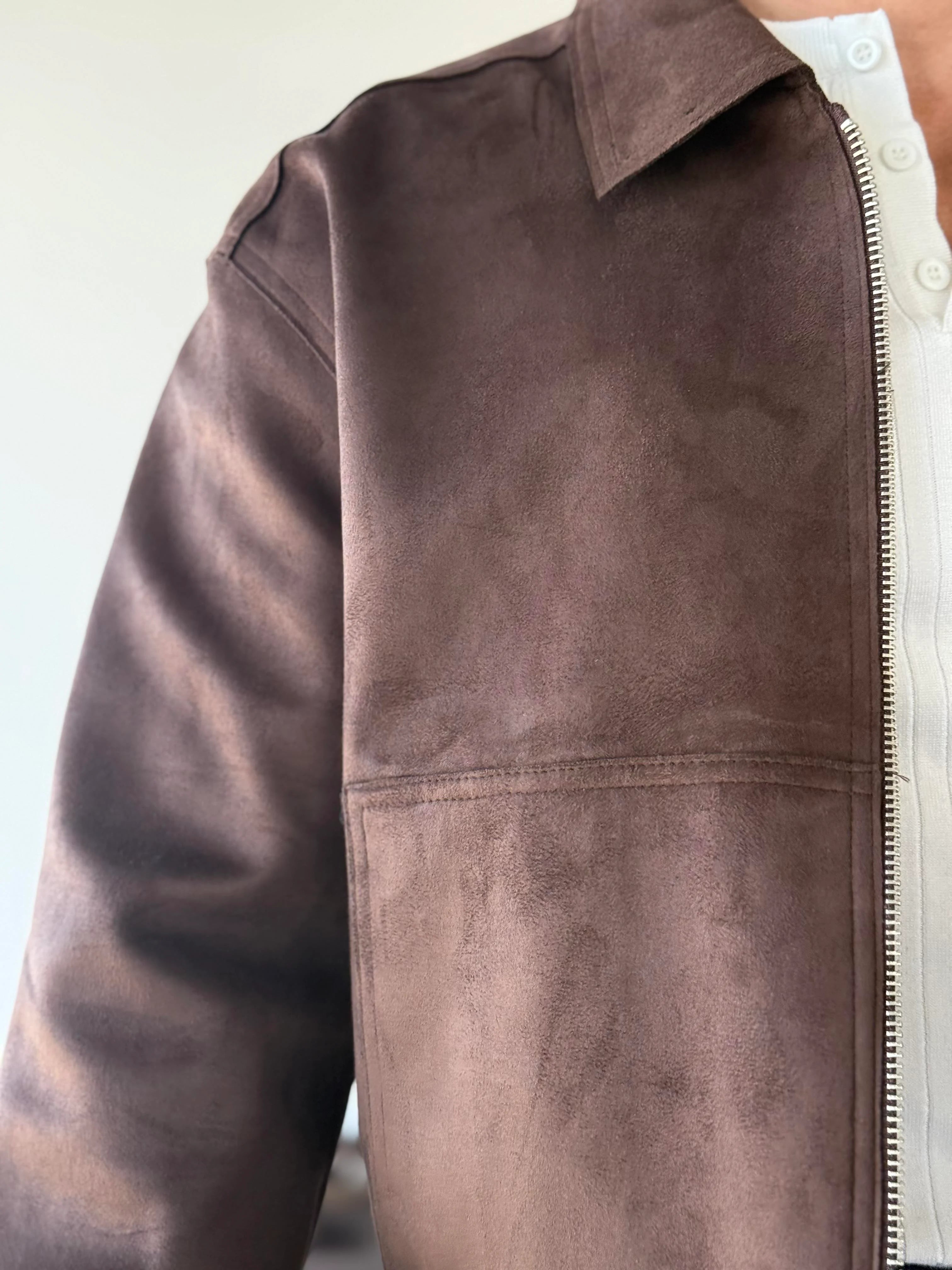 Charles Minimalist Suede Jacket
