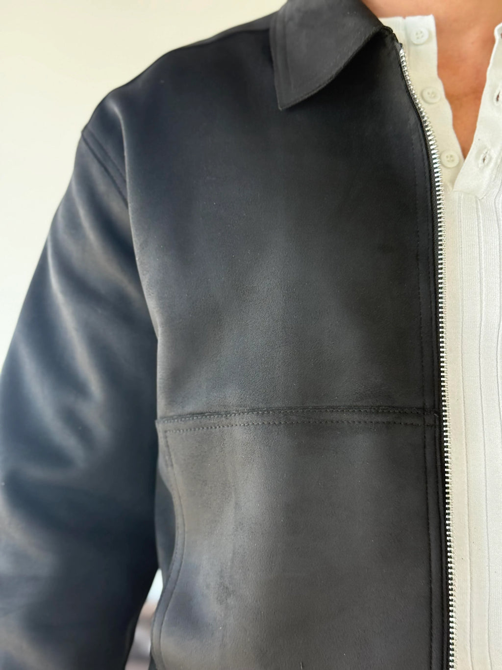 Charles Minimalist Suede Jacket