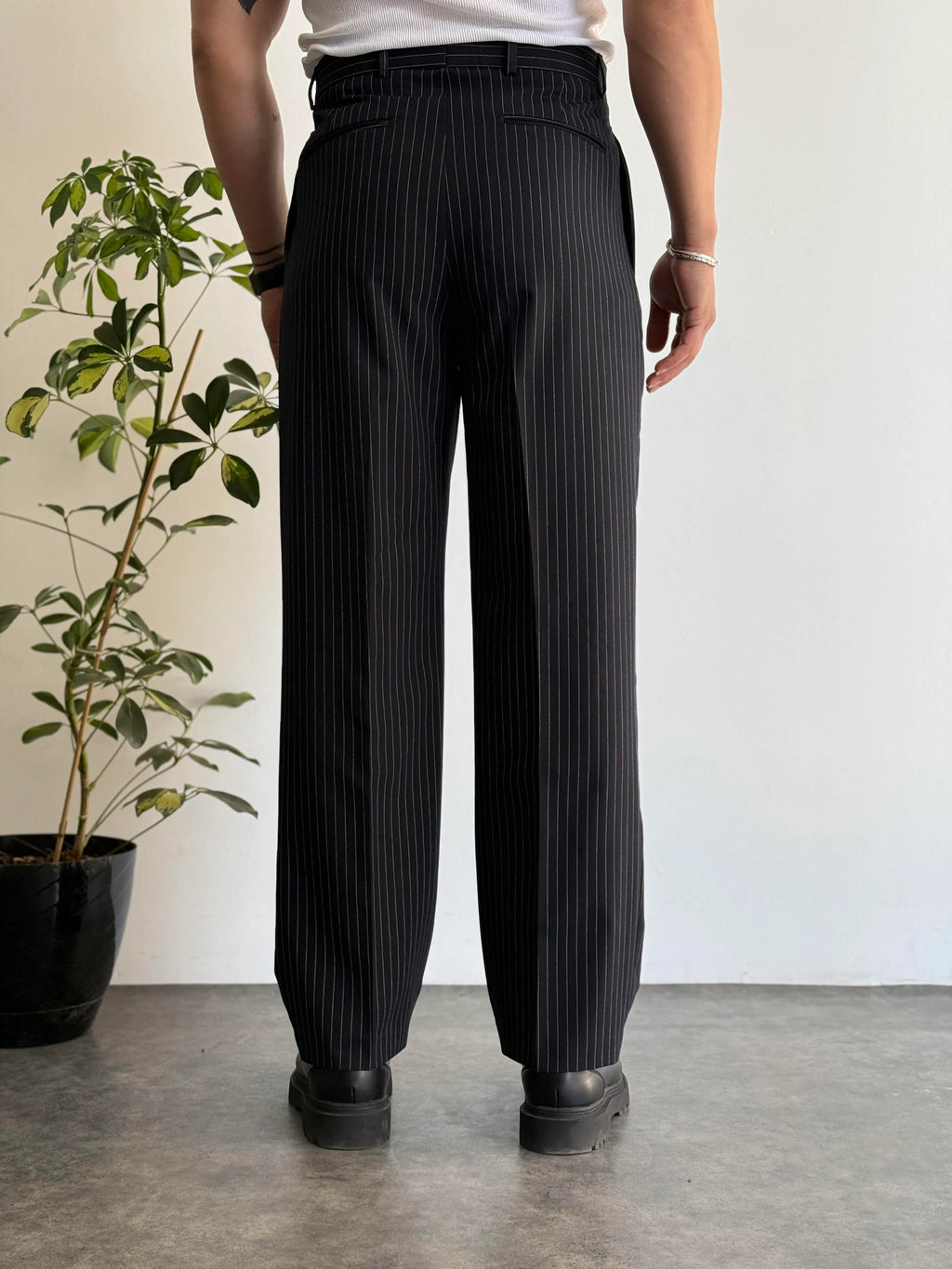 Signature Pinstripe Trousers