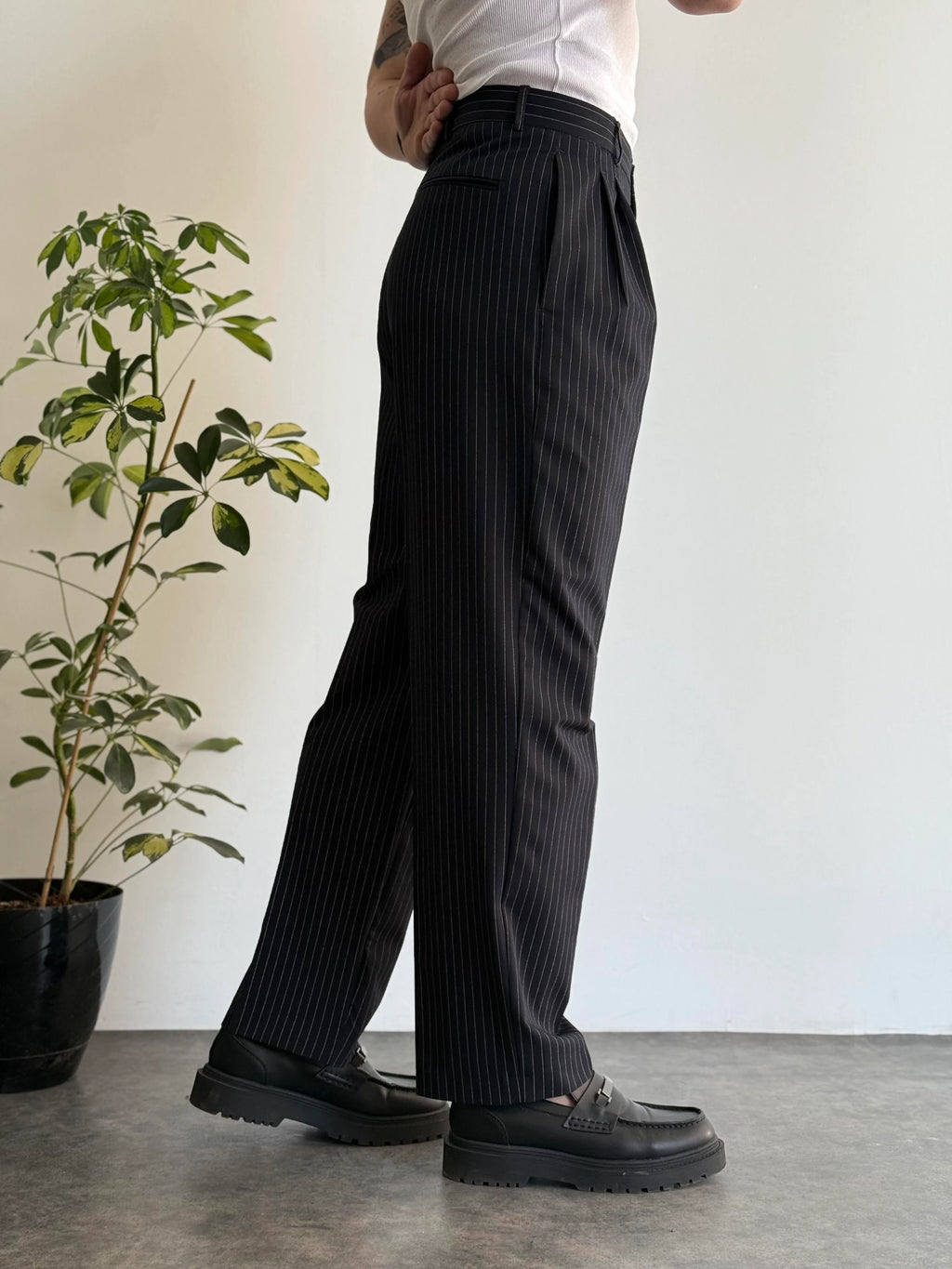 Signature Pinstripe Trousers