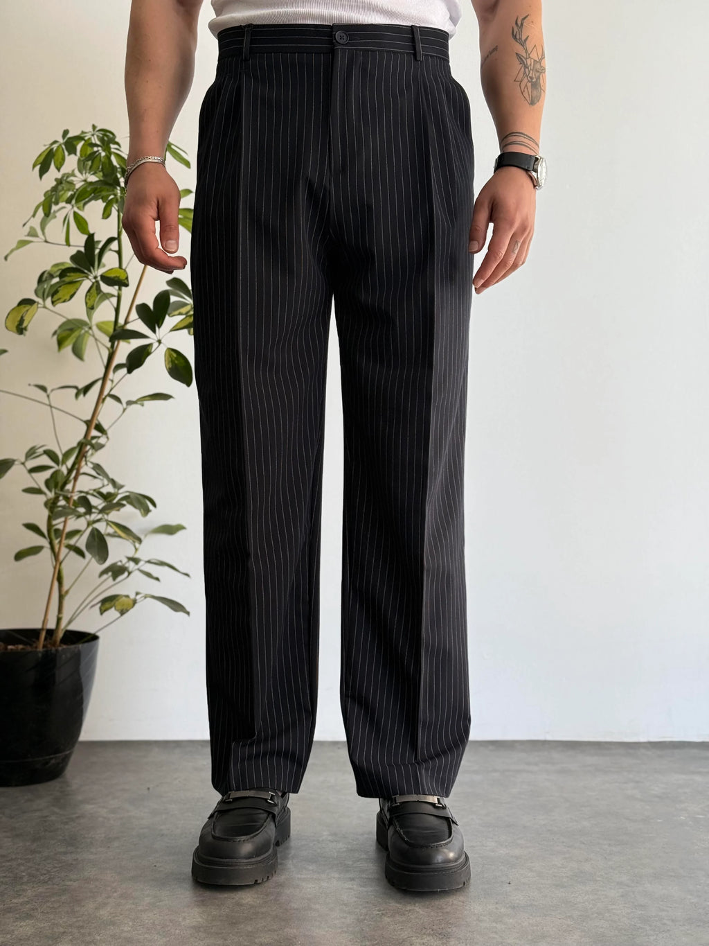 Signature Pinstripe Trousers