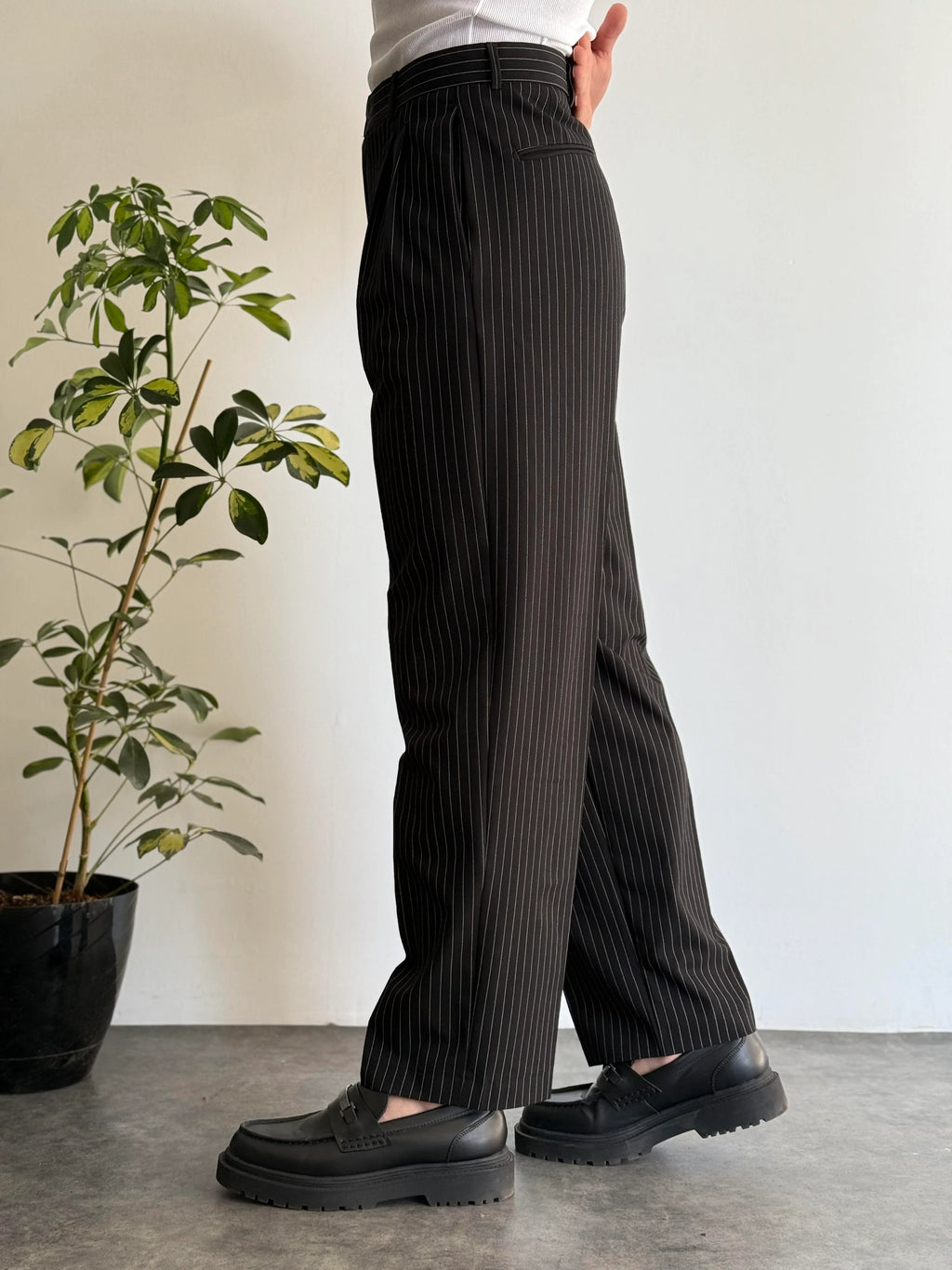 Signature Pinstripe Trousers