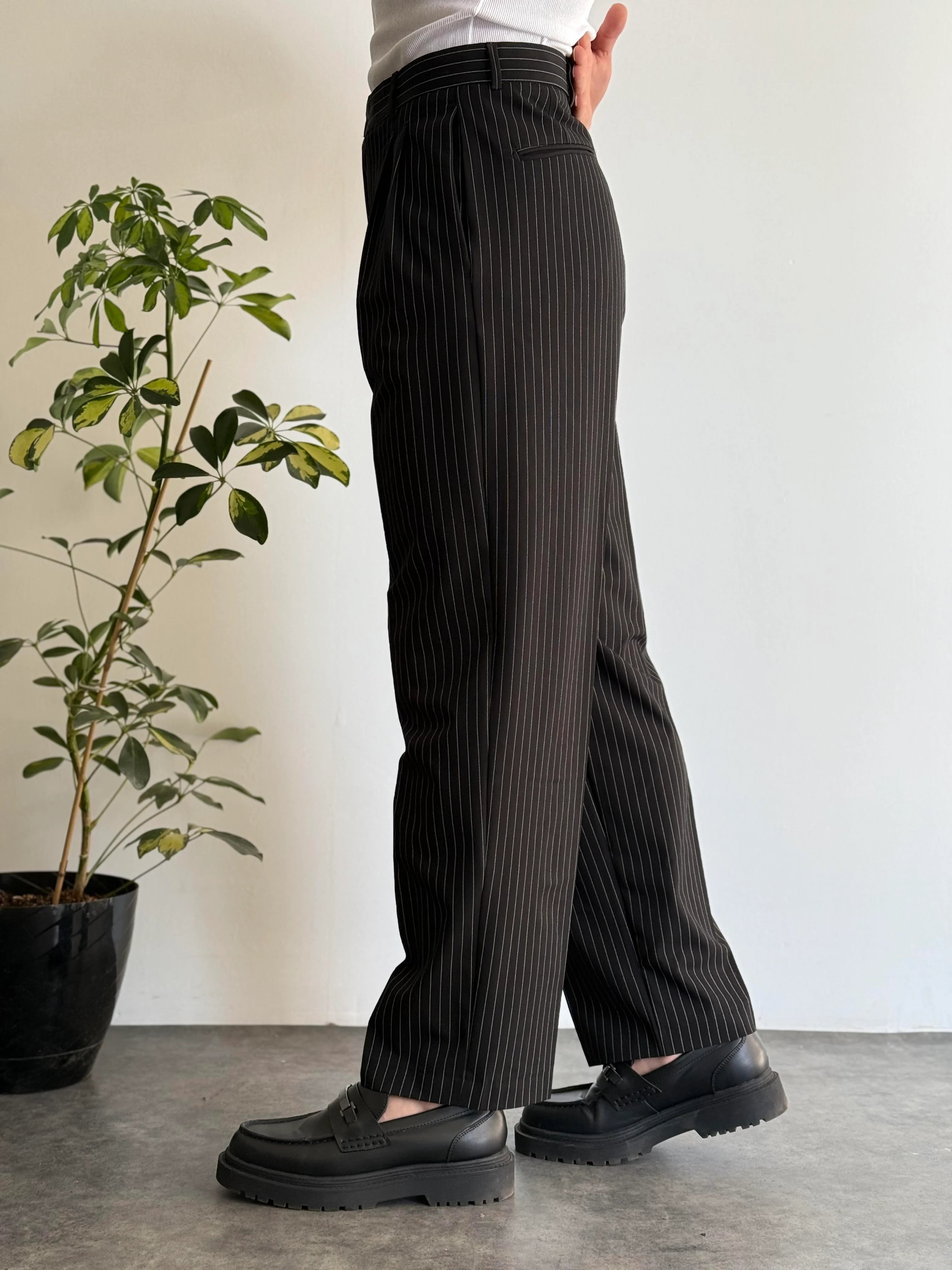 Signature Pinstripe Trousers