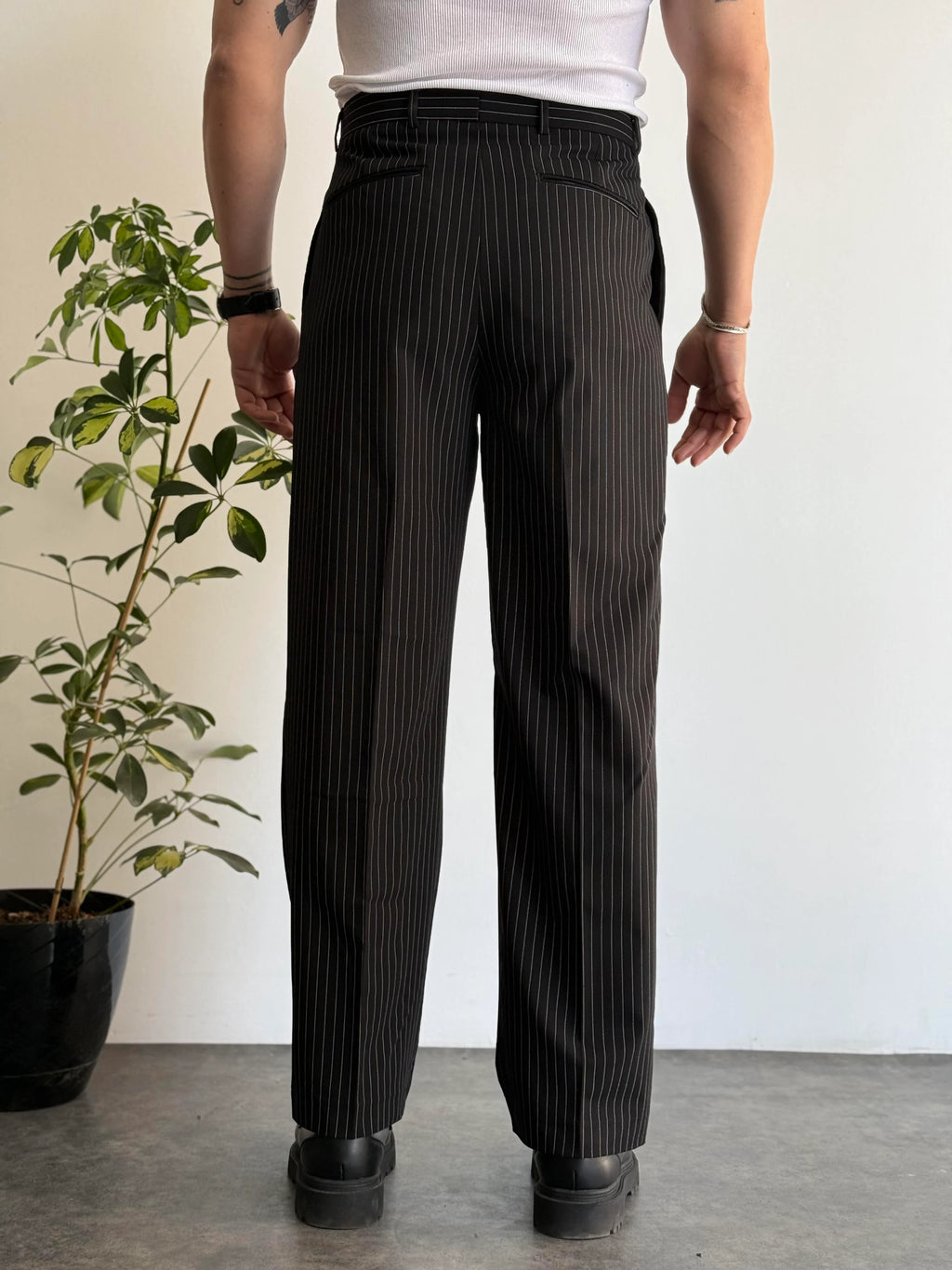 Signature Pinstripe Trousers