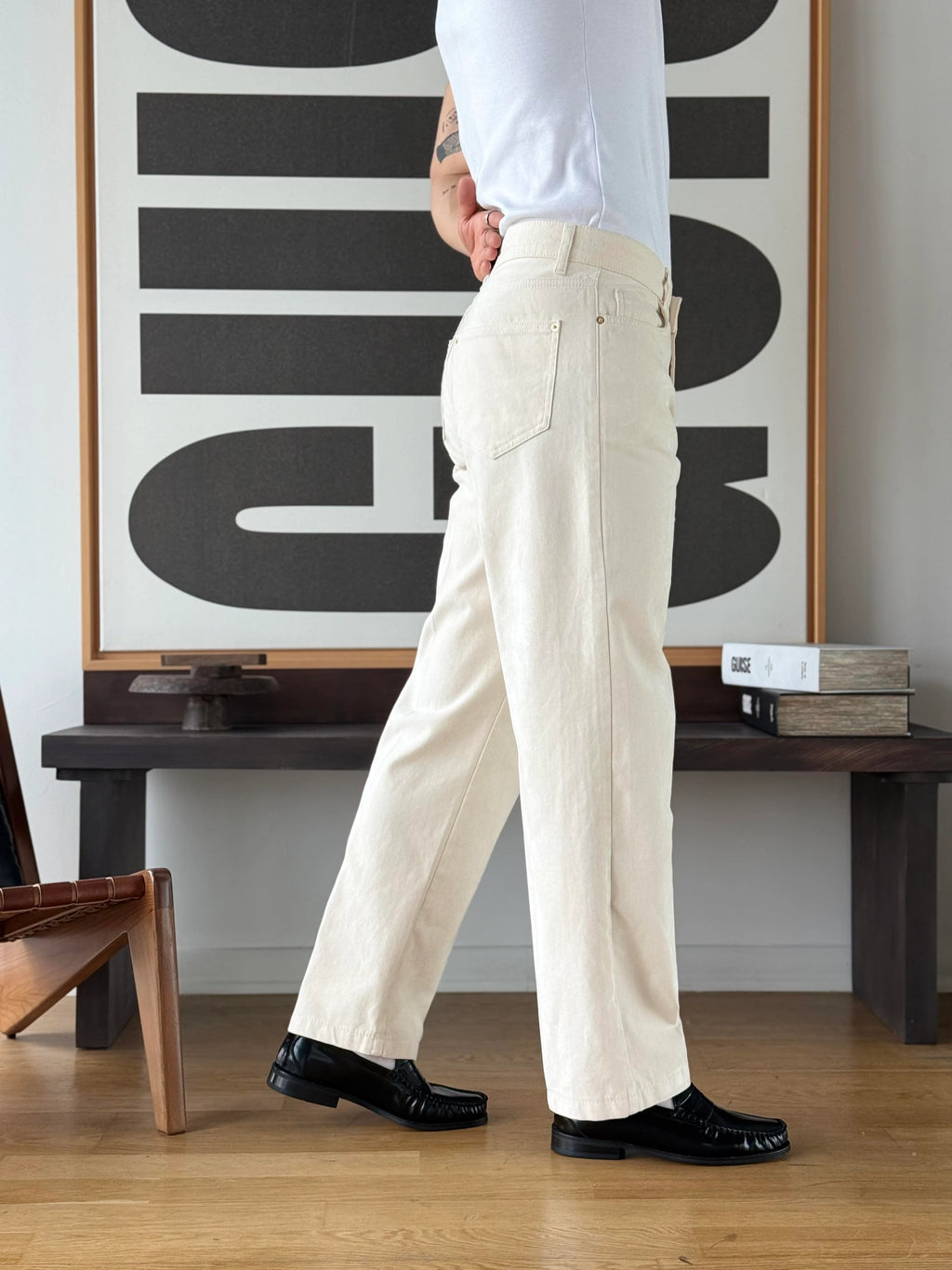 Moleskin Baggy Jeans