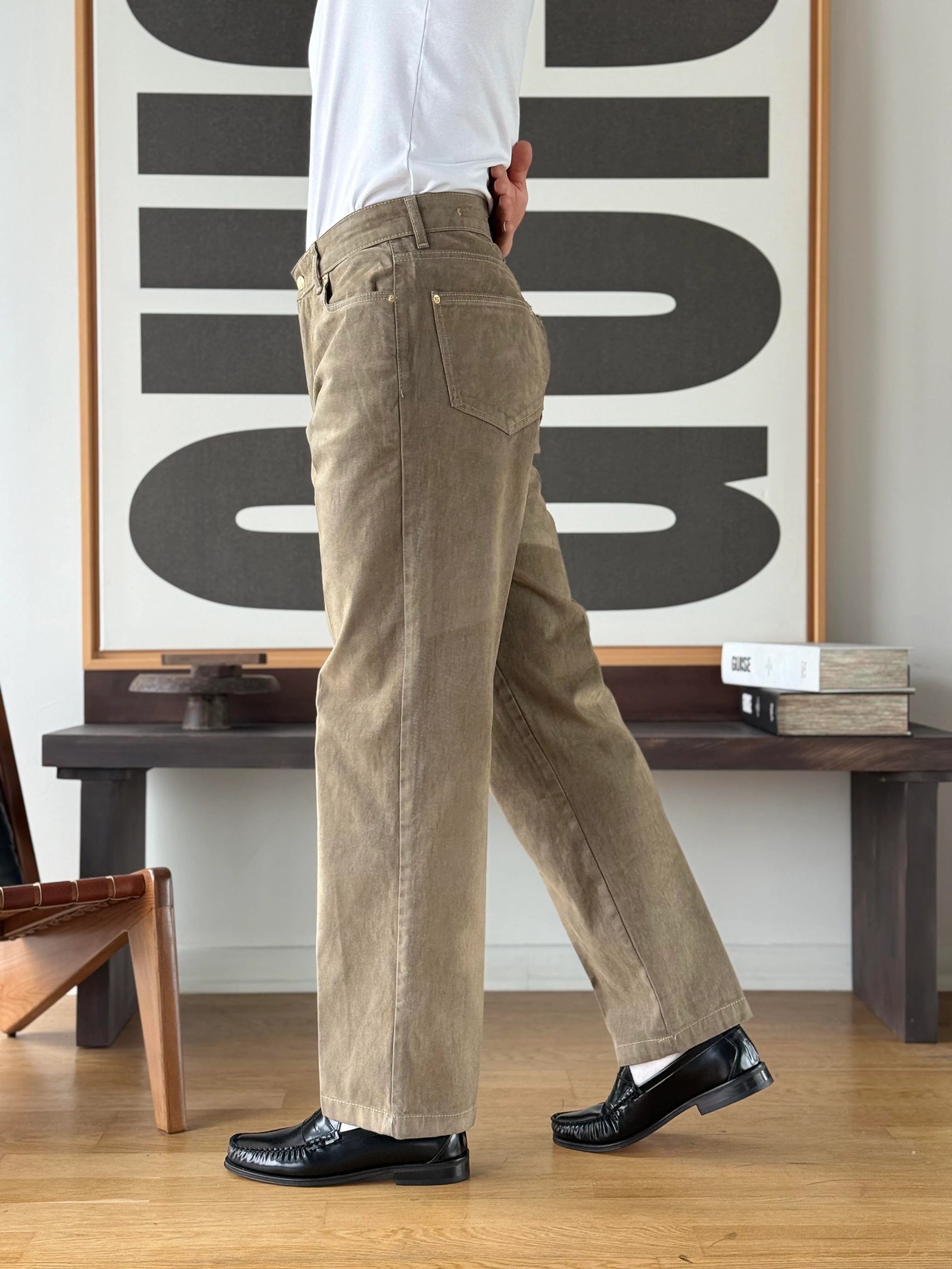 Moleskin Baggy Jeans