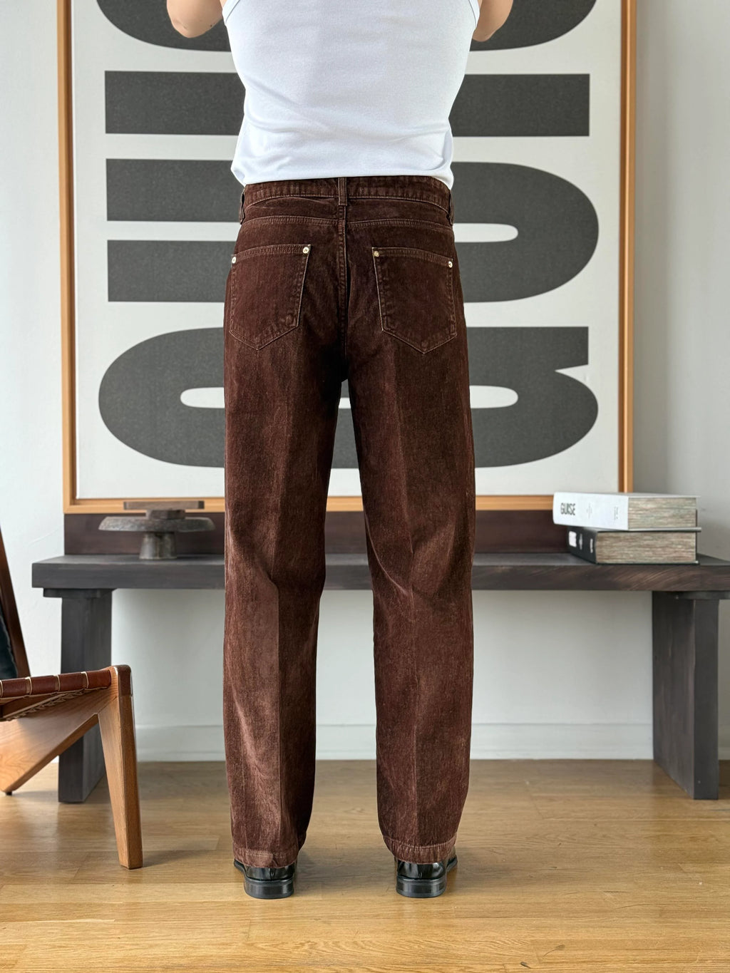 Moleskin Baggy Jeans