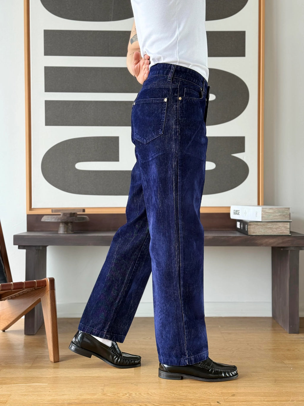 Moleskin Baggy Jeans