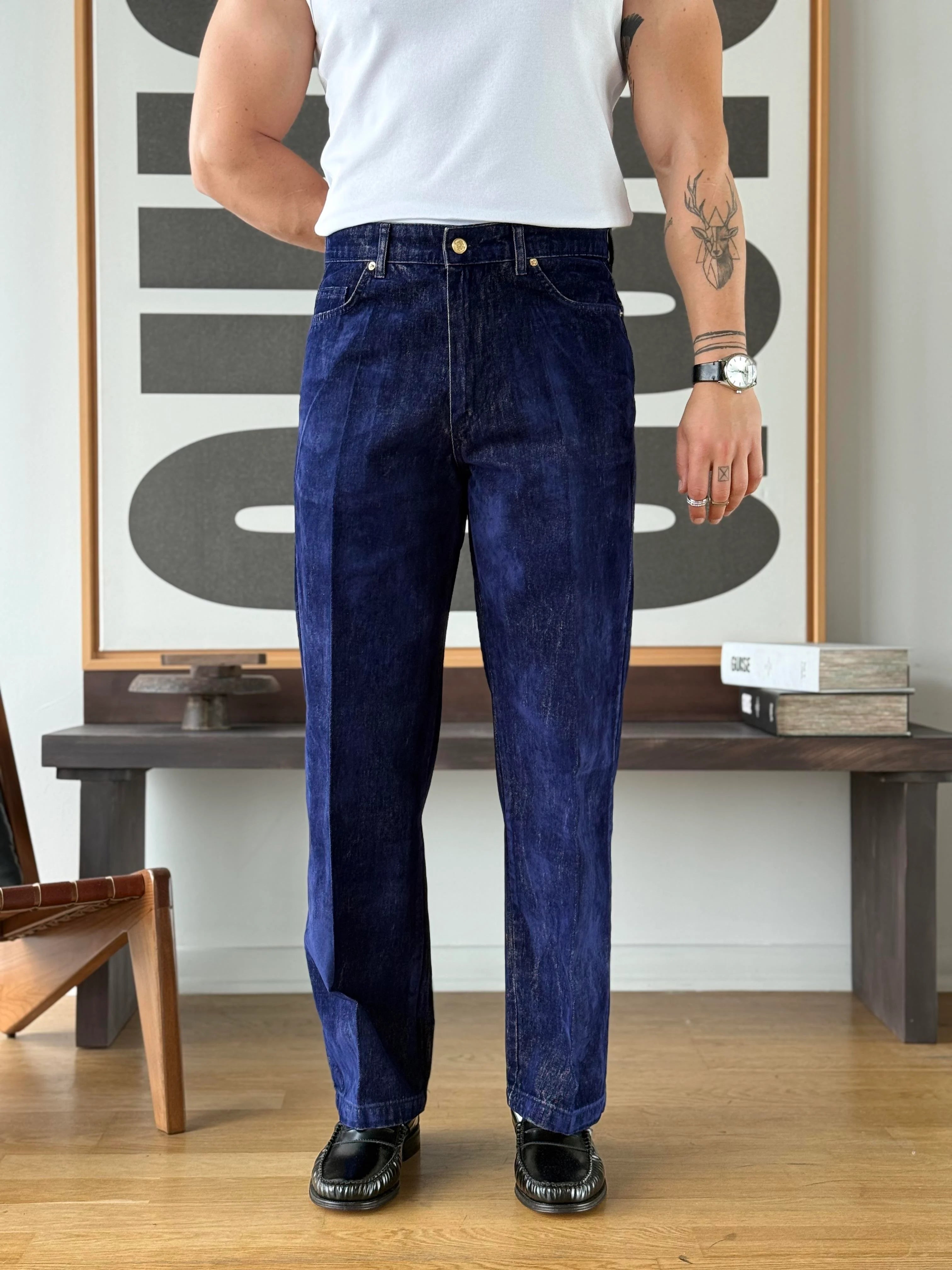 Moleskin Baggy Jeans