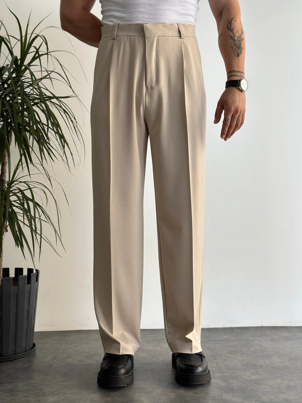 Classic Pleated Trousers