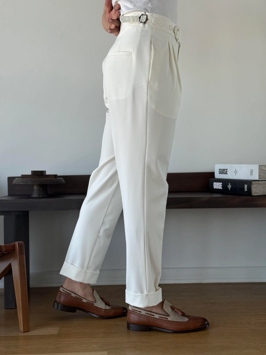 Side-Tab Sartorial Trousers