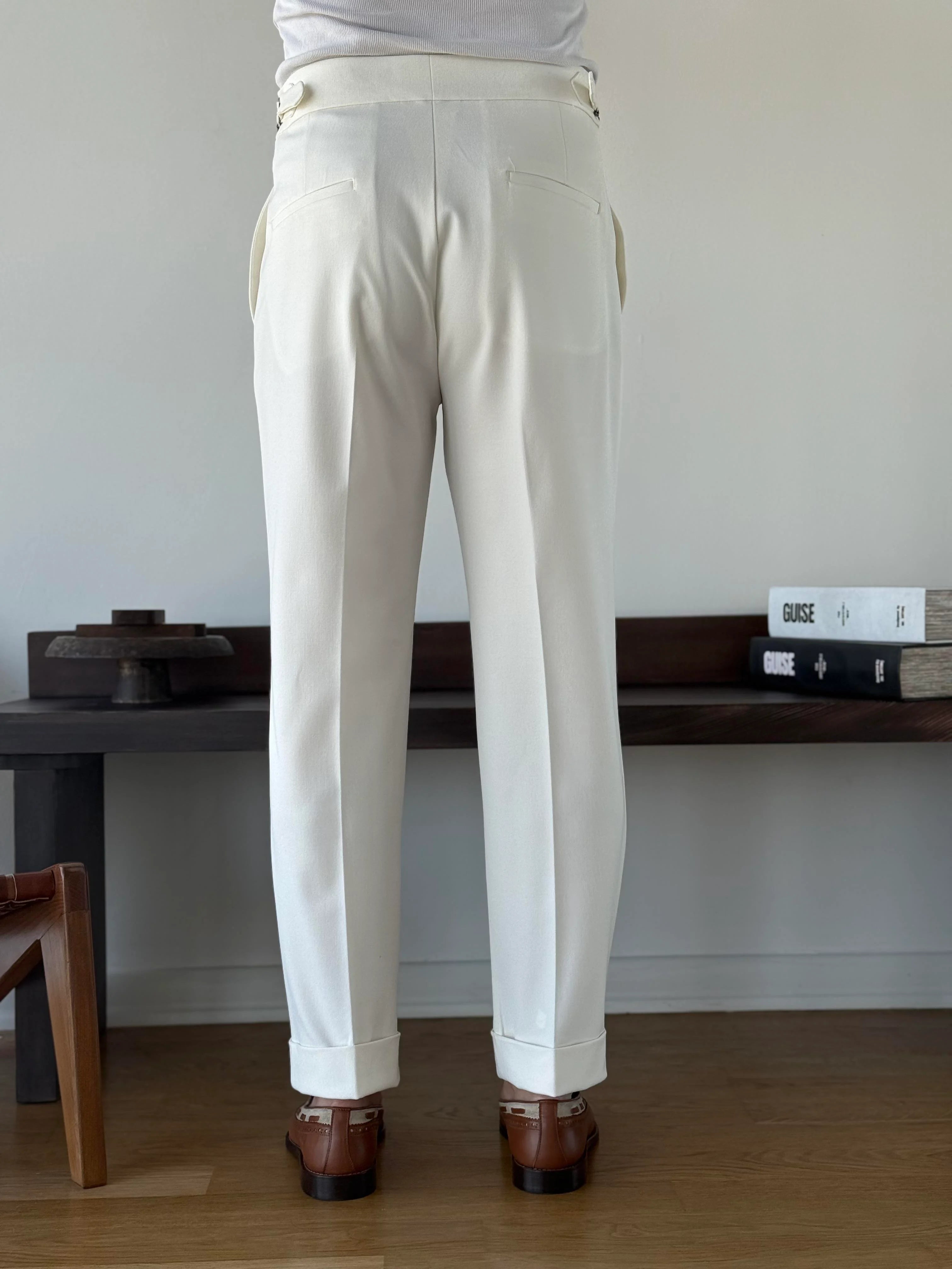 Side-Tab Sartorial Trousers