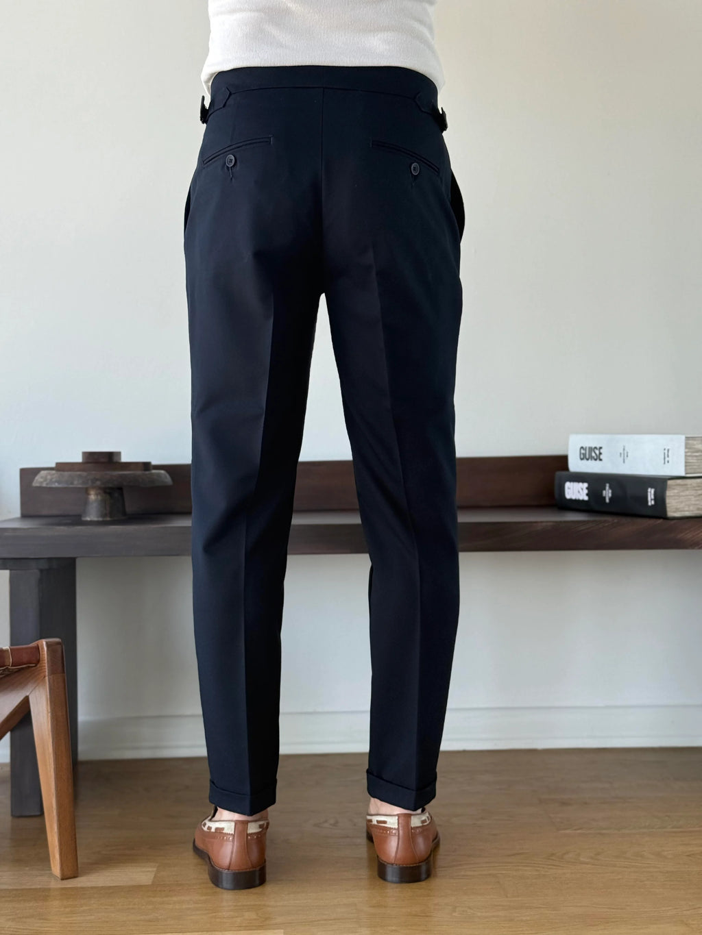 Side-Tab Sartorial Trousers