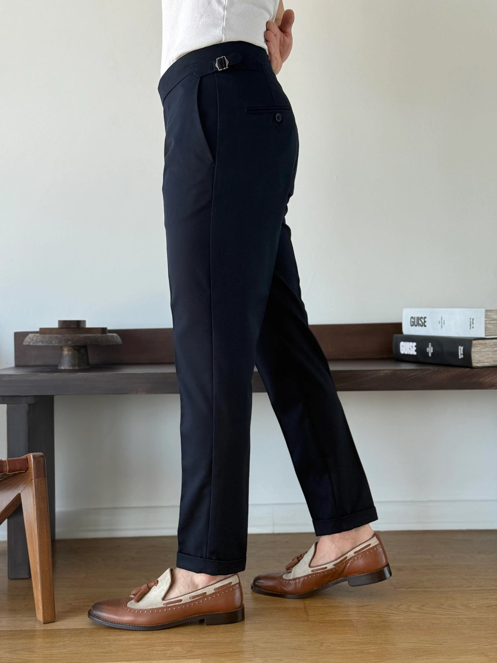 Side-Tab Sartorial Trousers