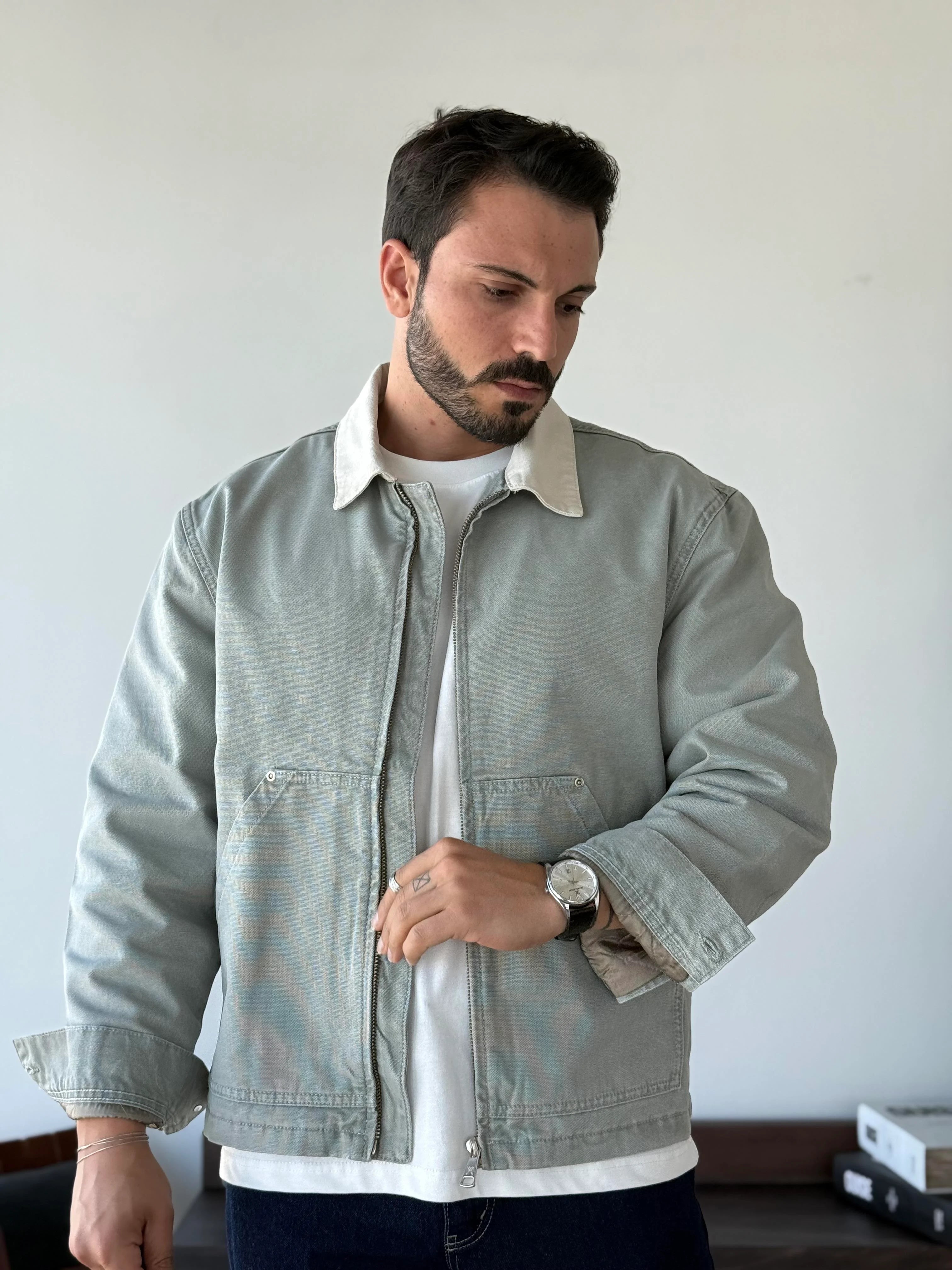 Vintage Wash Worker Jacket