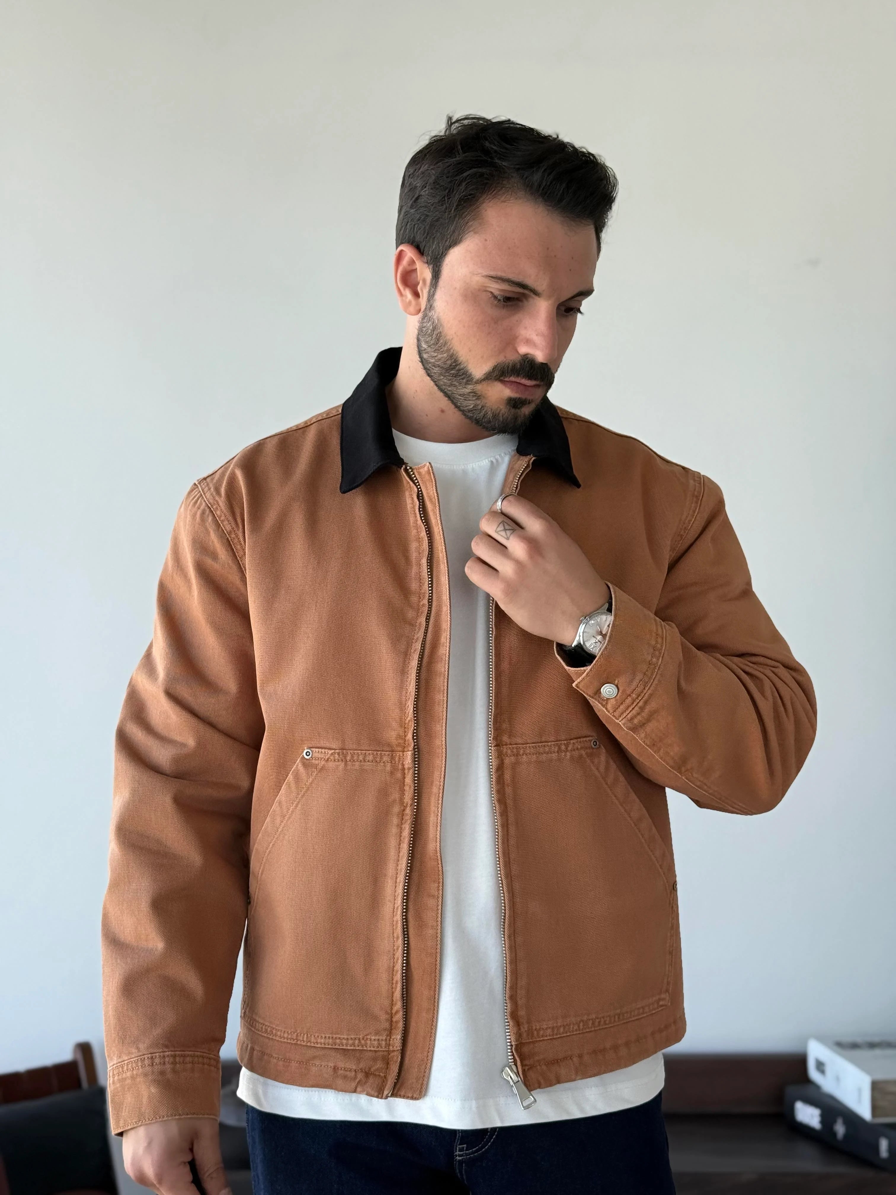 Vintage Wash Worker Jacket