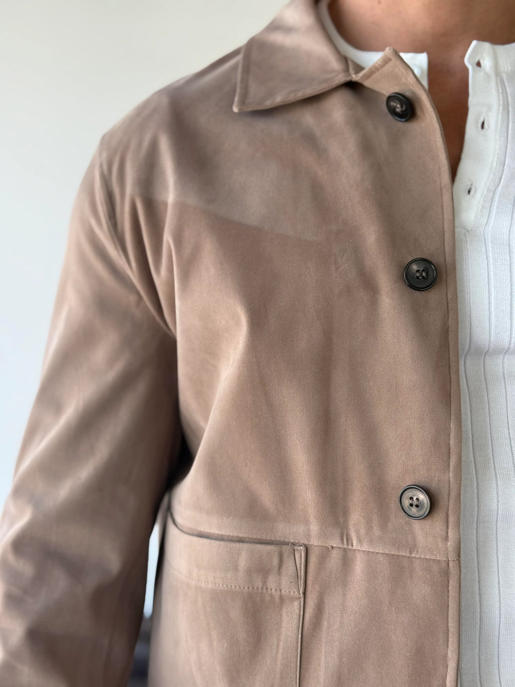 Mahies Suede Chore Jacket