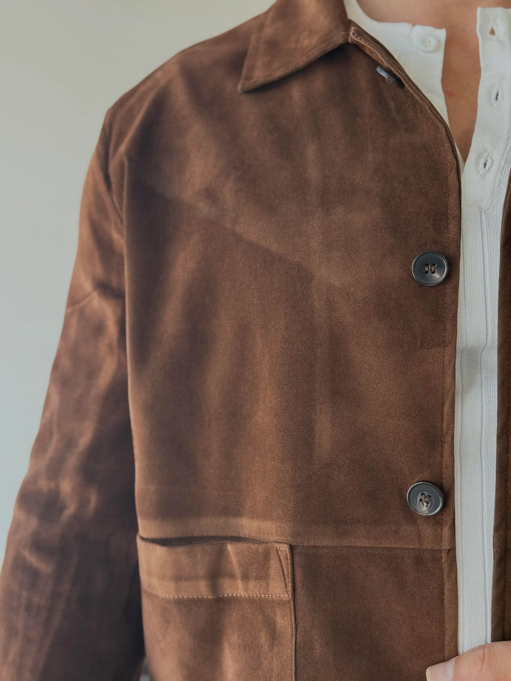 Mahies Suede Chore Jacket