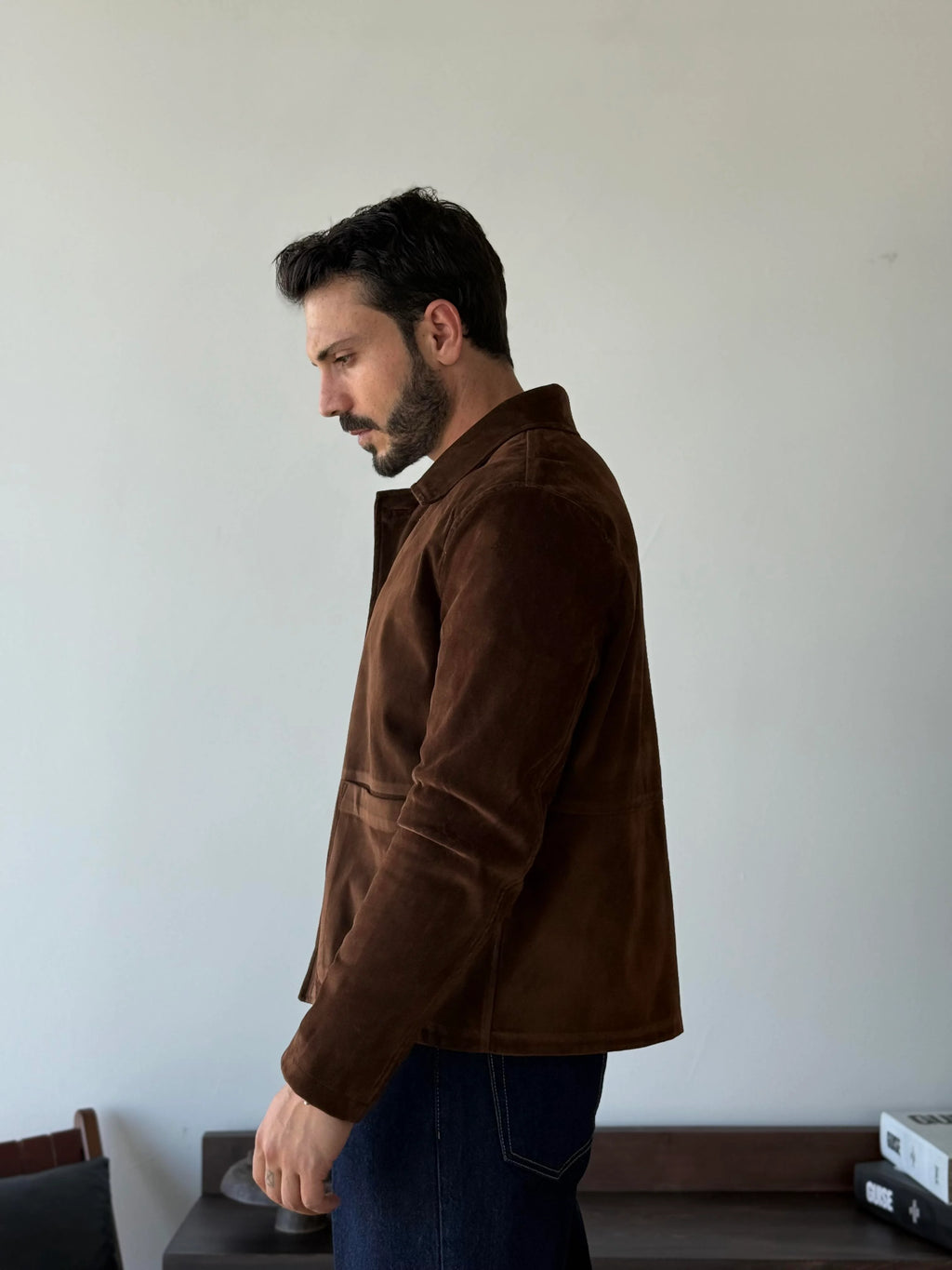 Mahies Suede Chore Jacket