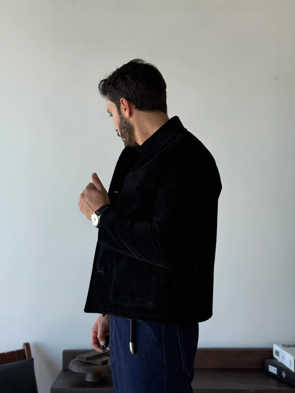 Mahies Suede Chore Jacket