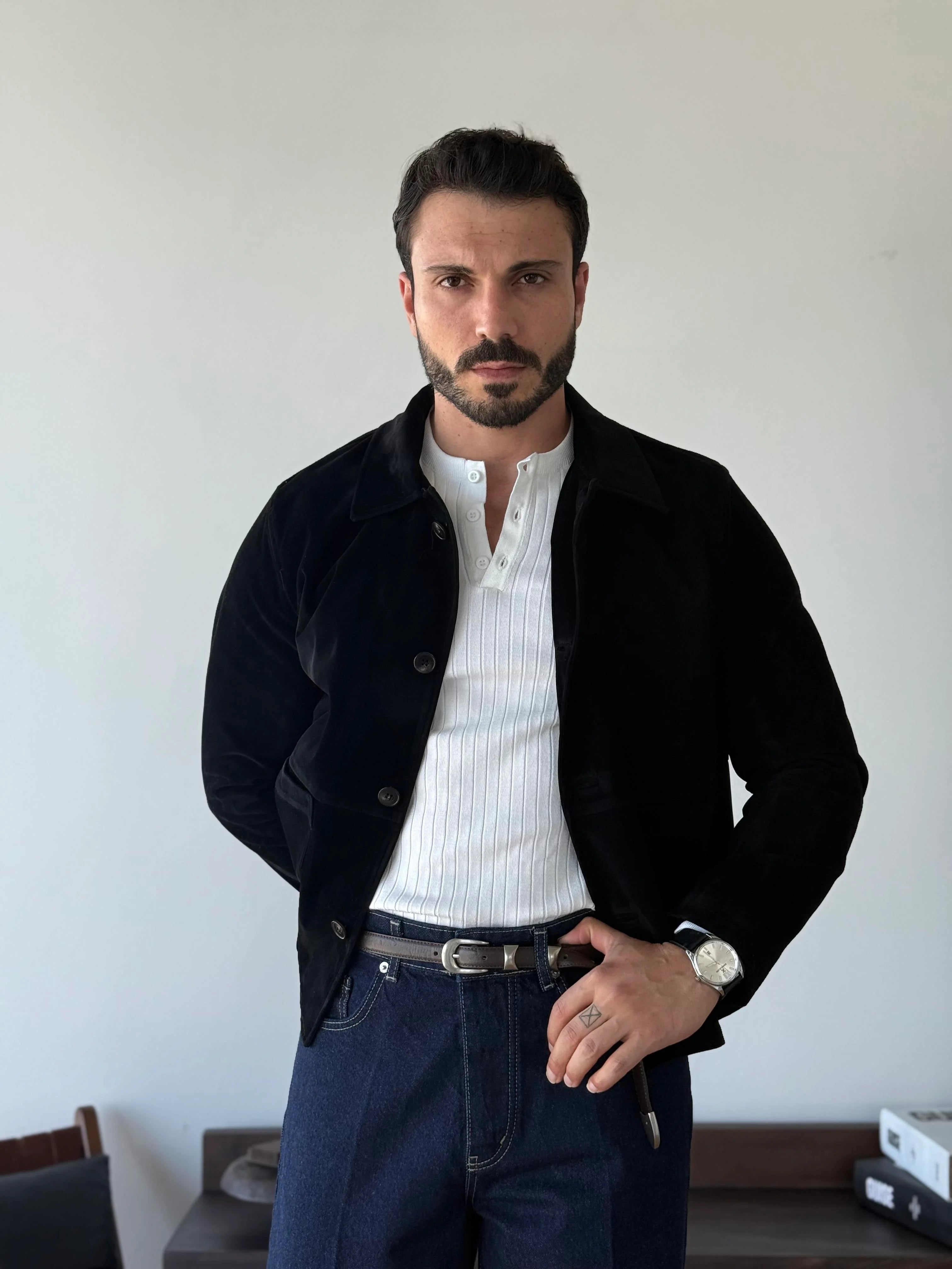 Mahies Suede Chore Jacket