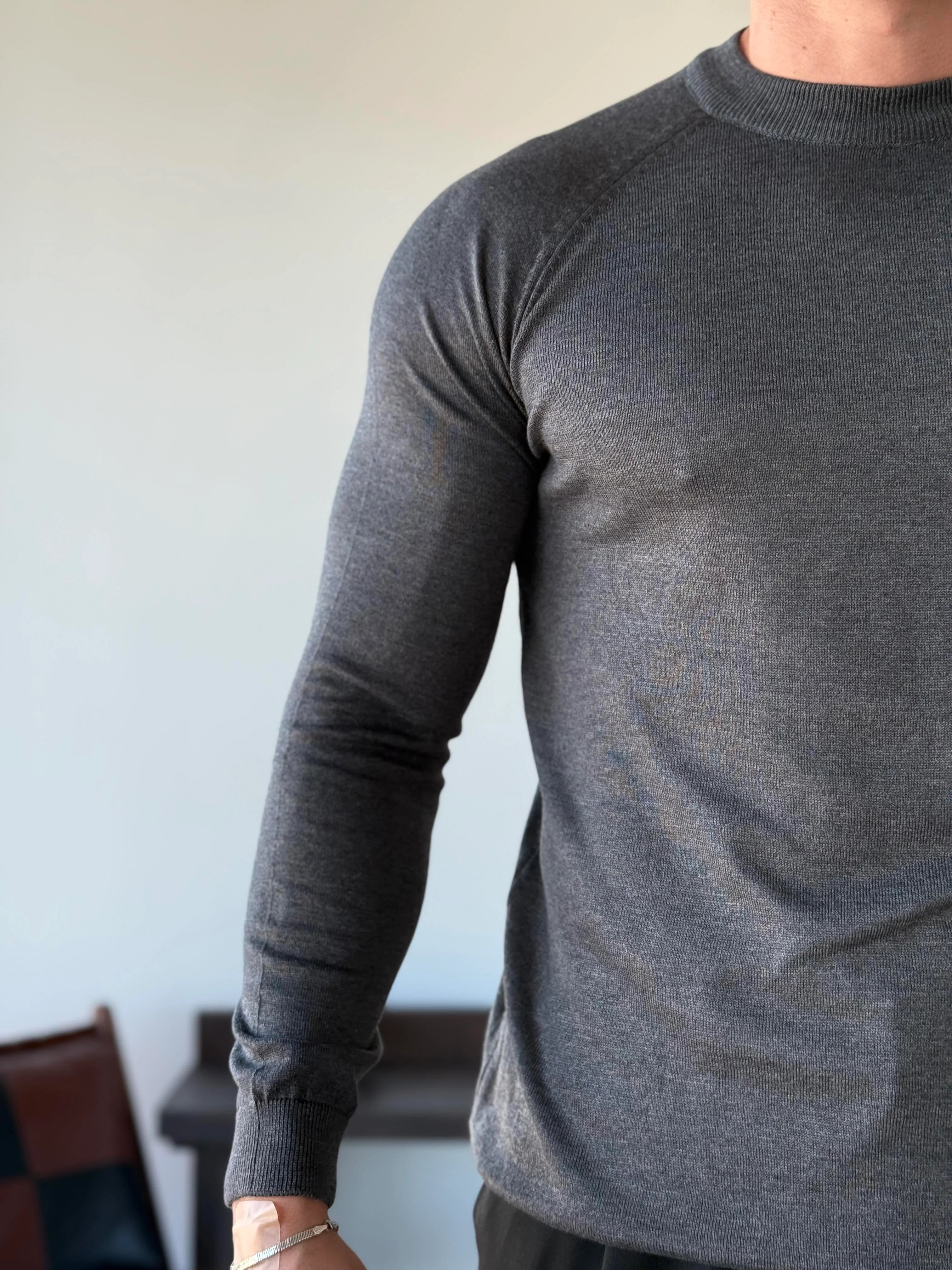 Marcelo Mock Neck Knit