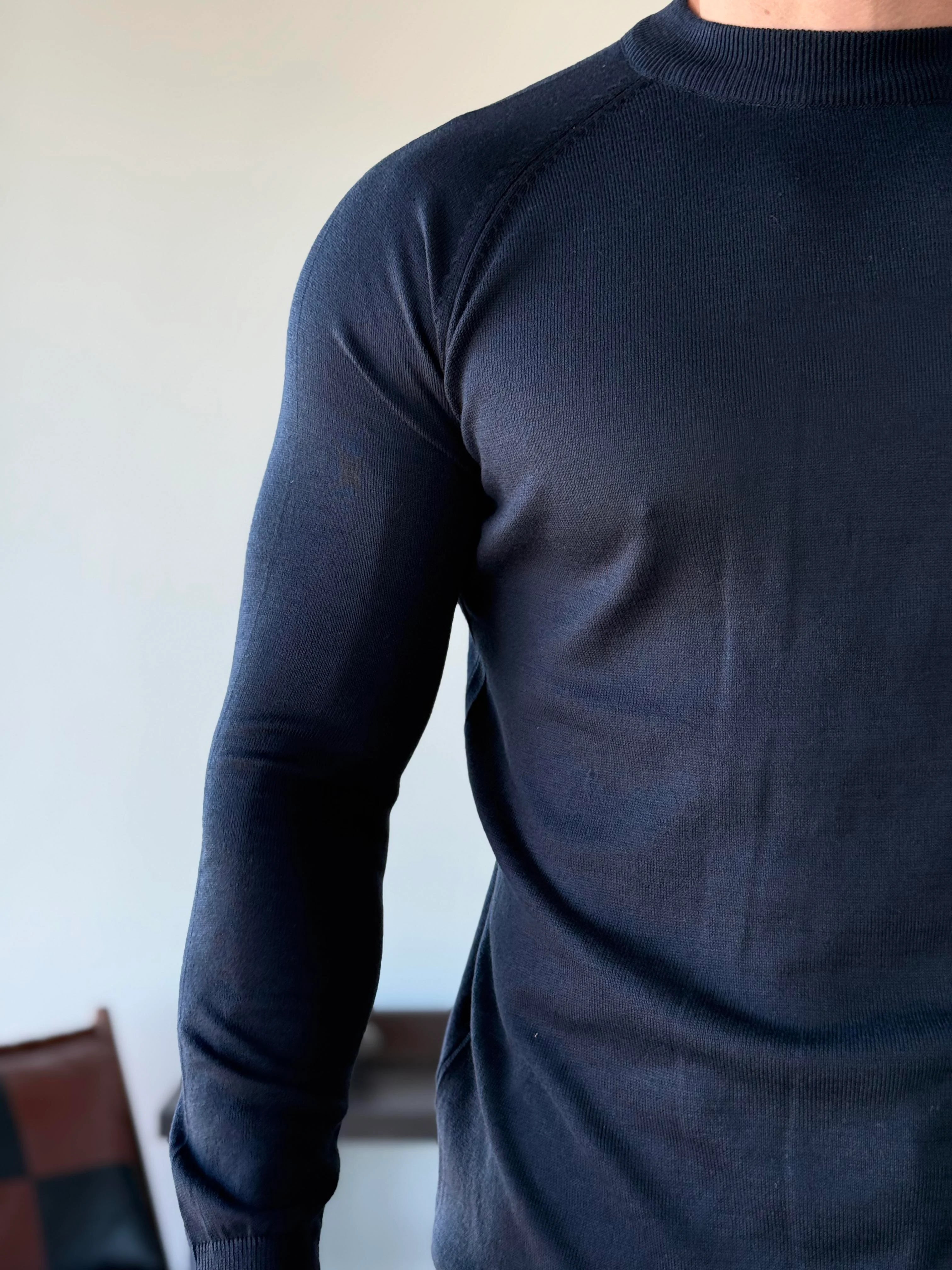 Marcelo Mock Neck Knit