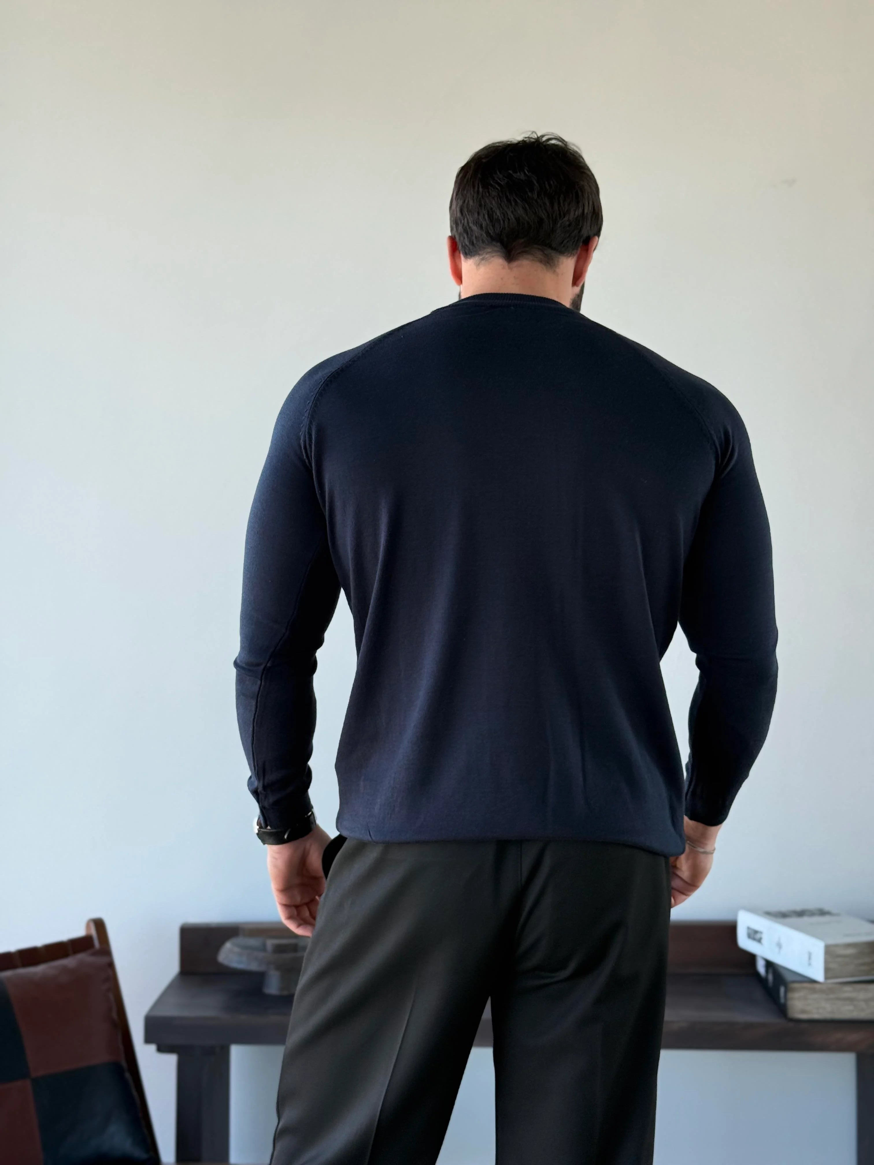 Marcelo Mock Neck Knit