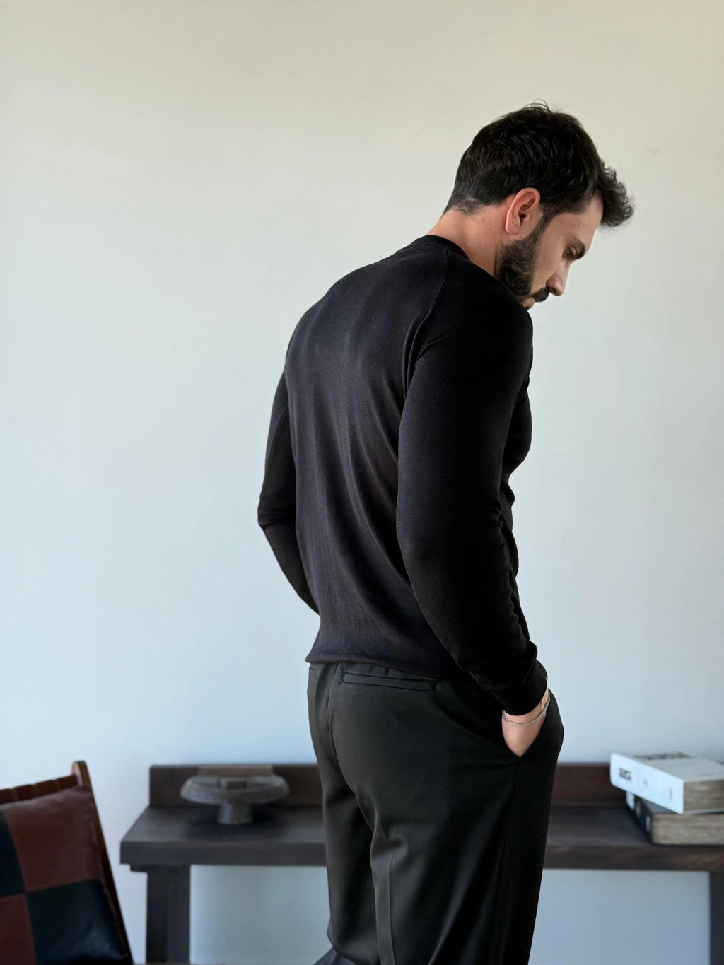 Marcelo Mock Neck Knit