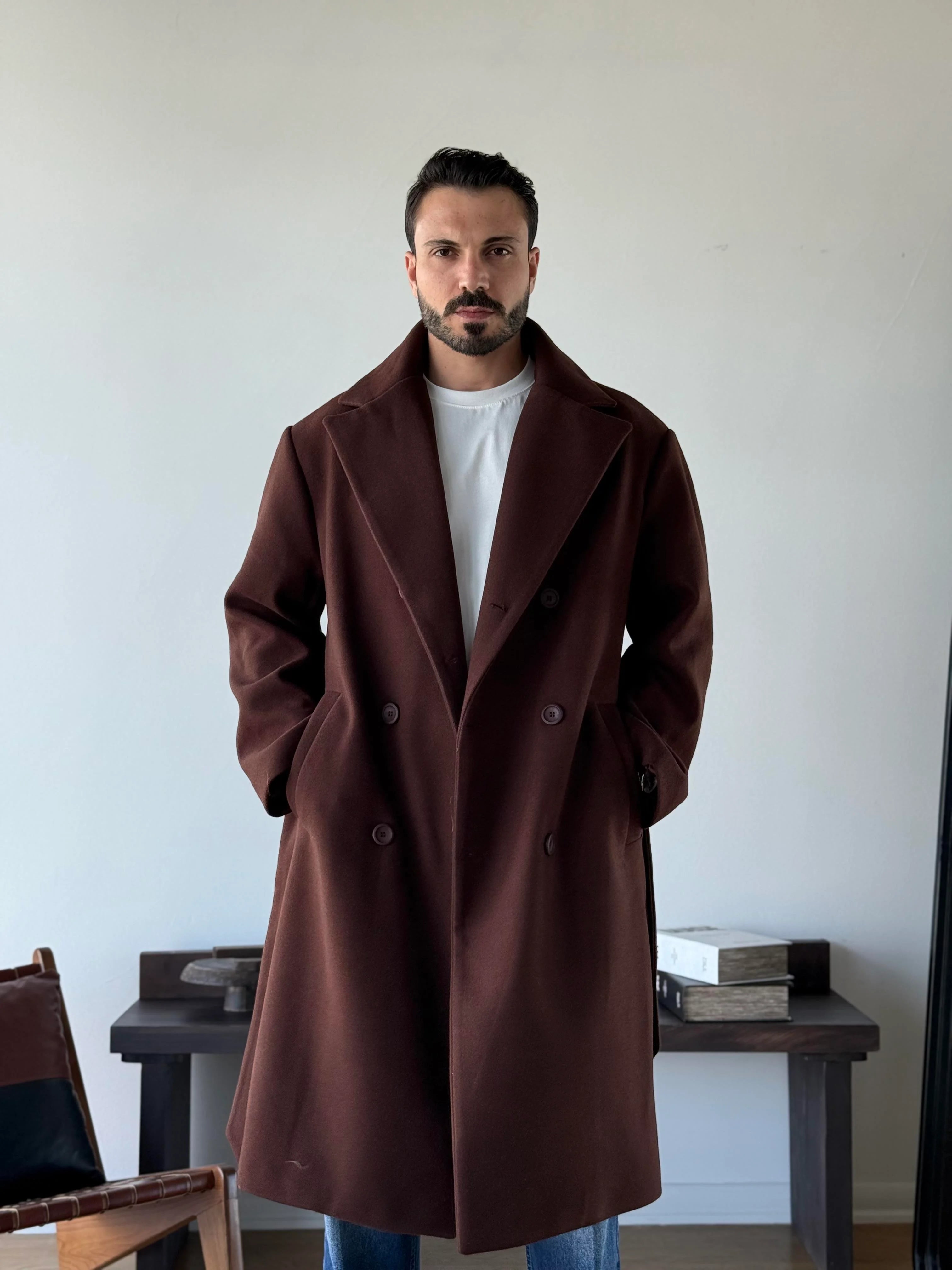 Norisse Belted Wrap Coat