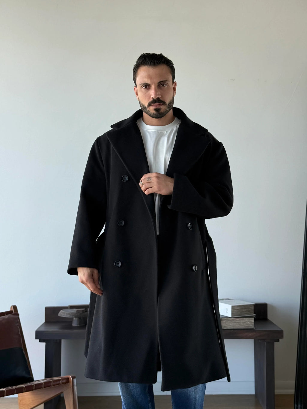 Norisse Belted Wrap Coat