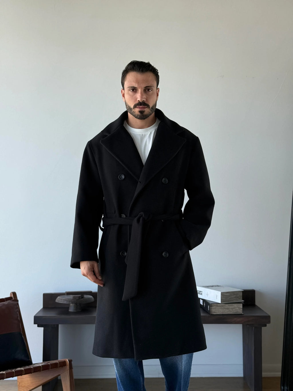 Norisse Belted Wrap Coat