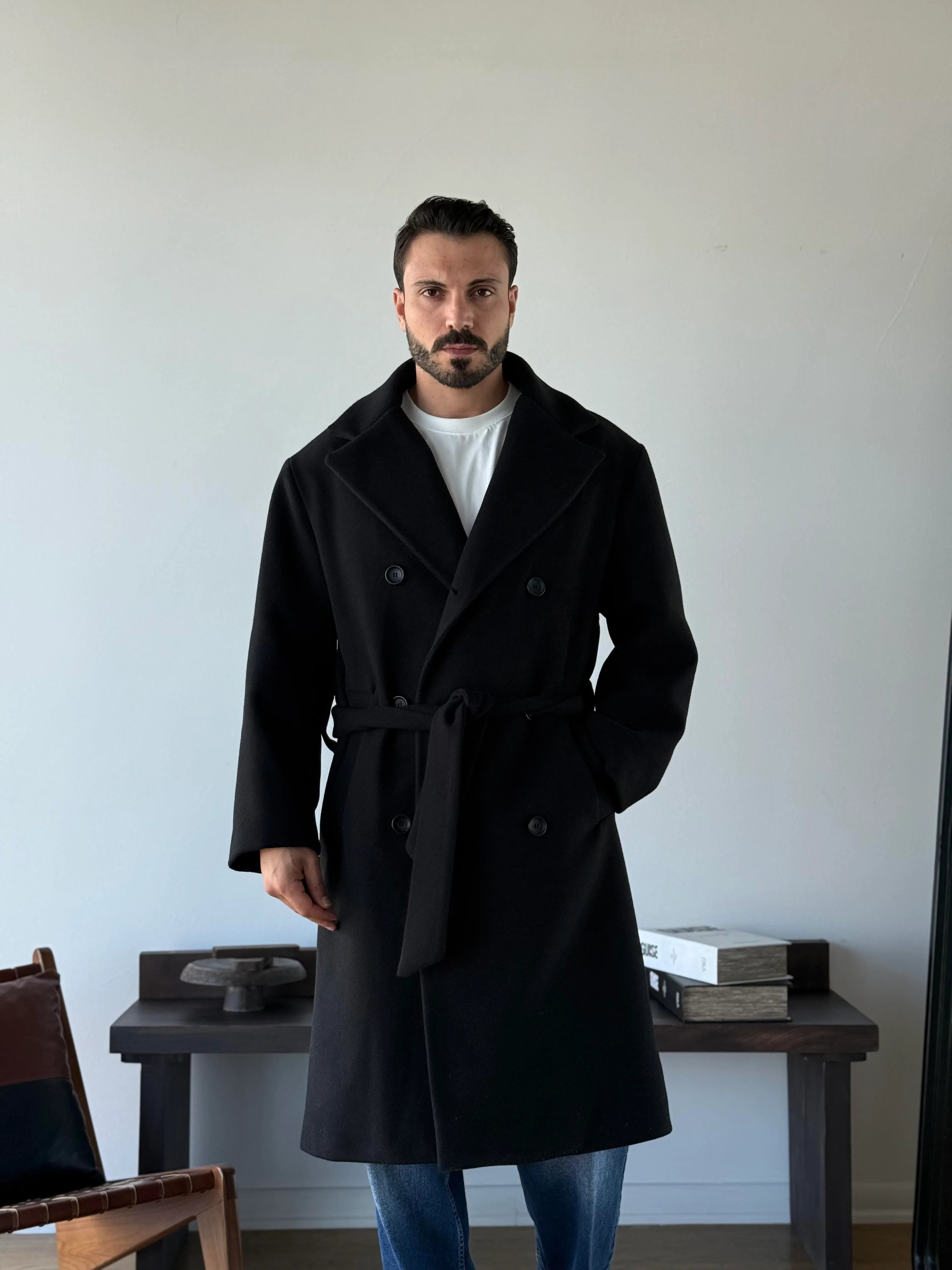 Norisse Belted Wrap Coat