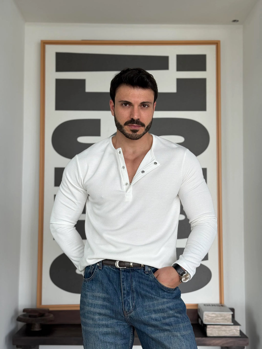 Oblea Snap-Button Henley