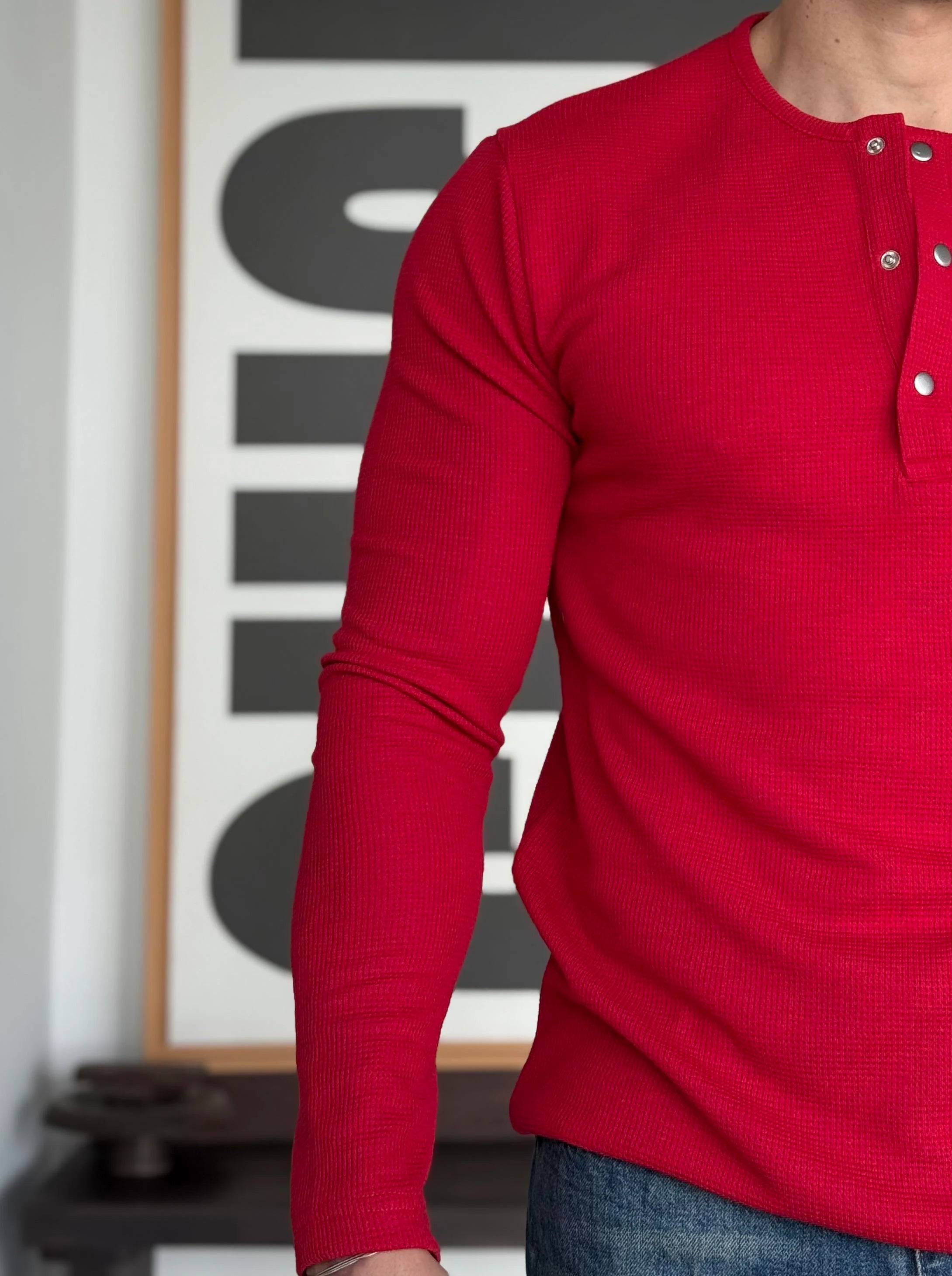 Oblea Snap-Button Henley