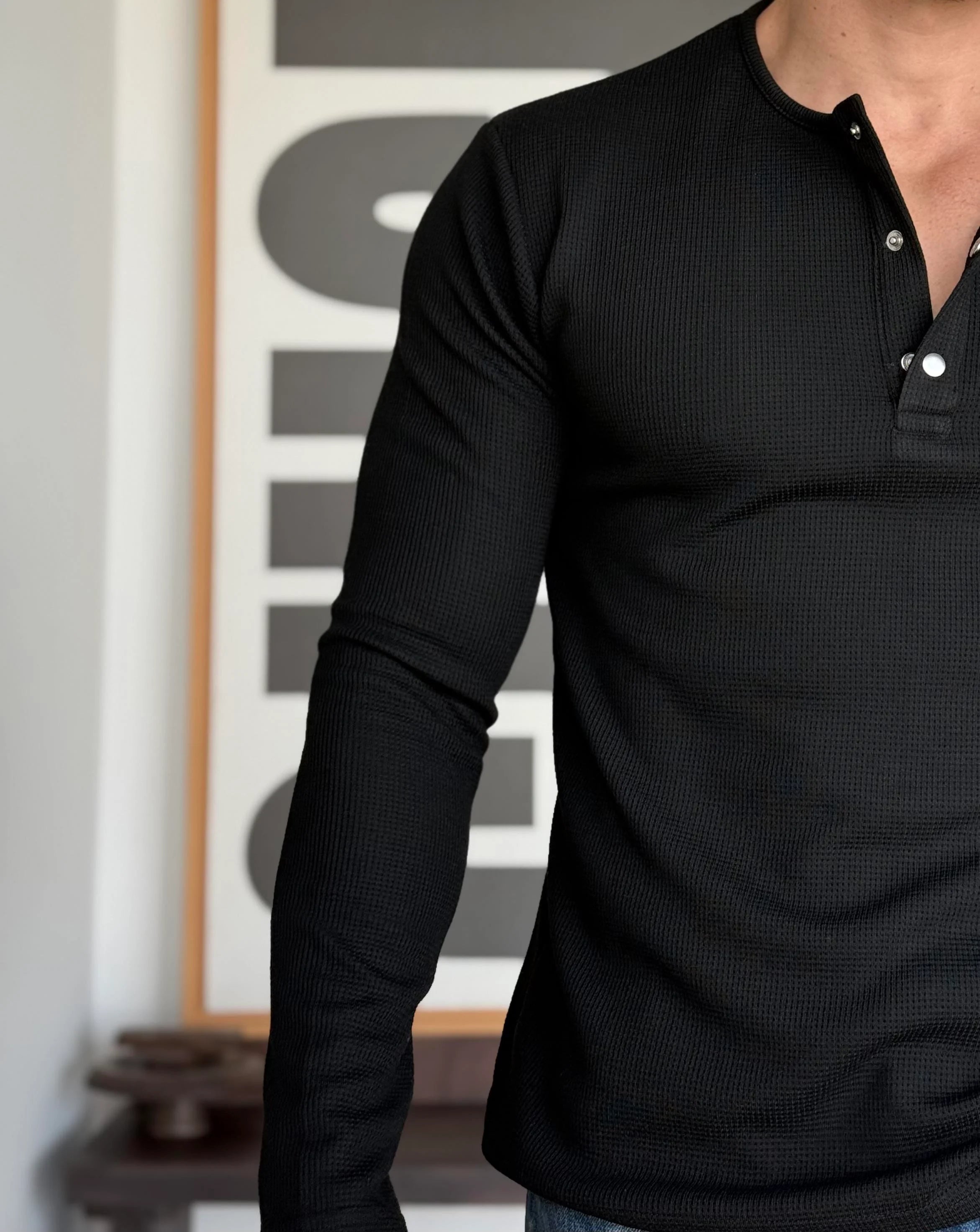 Oblea Snap-Button Henley