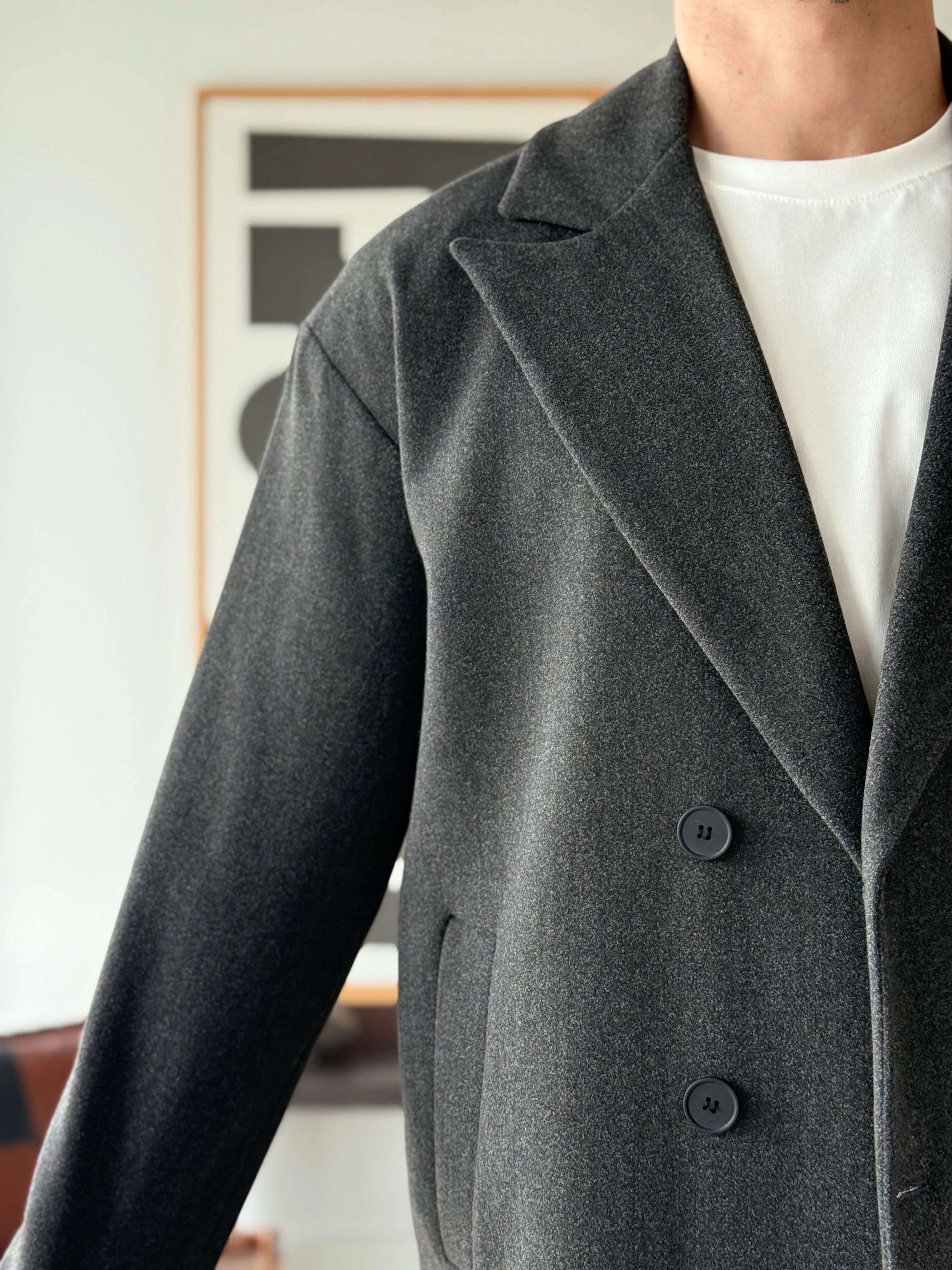 Oxford Double-Breasted Coat