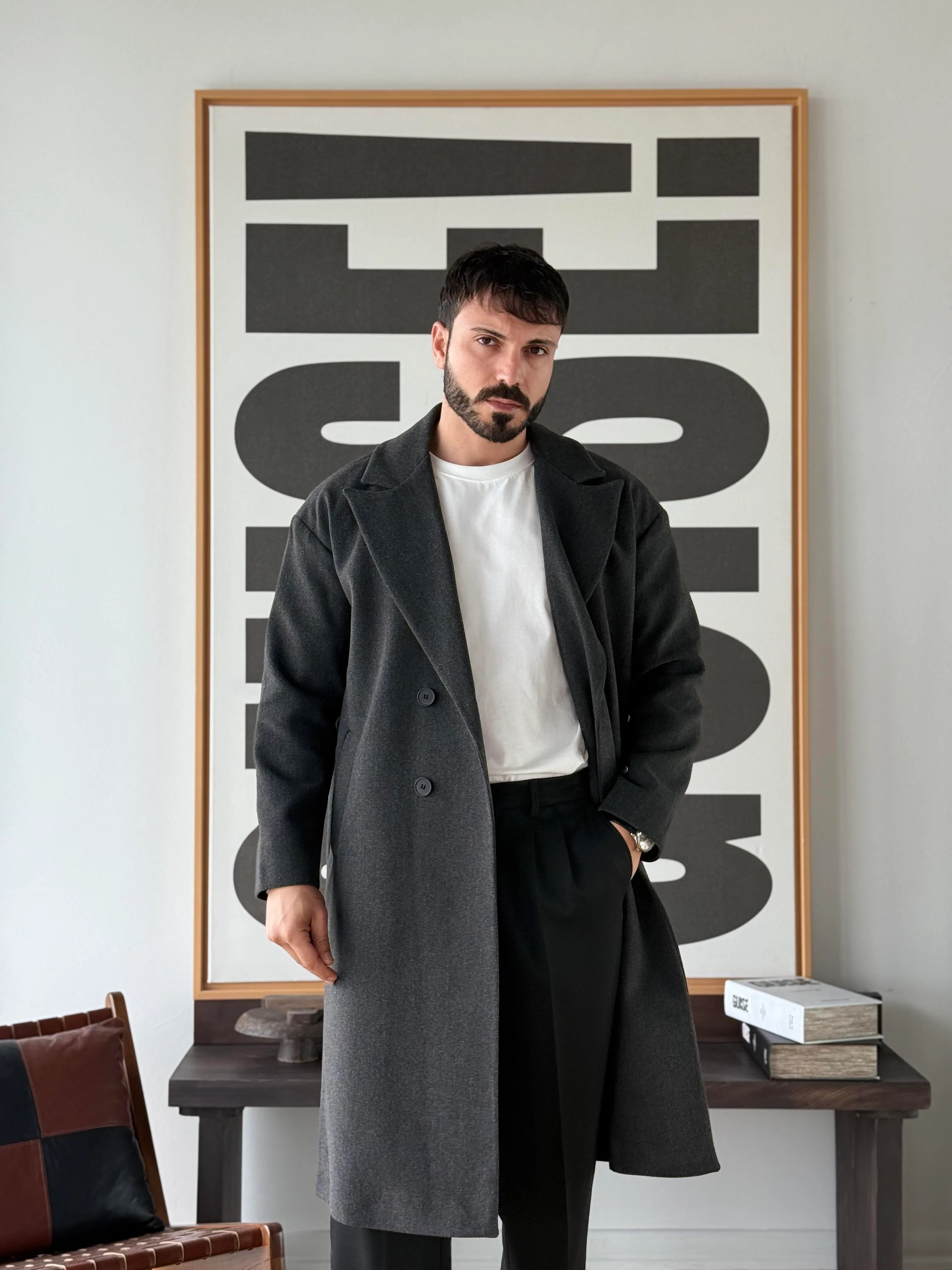 Oxford Double-Breasted Coat