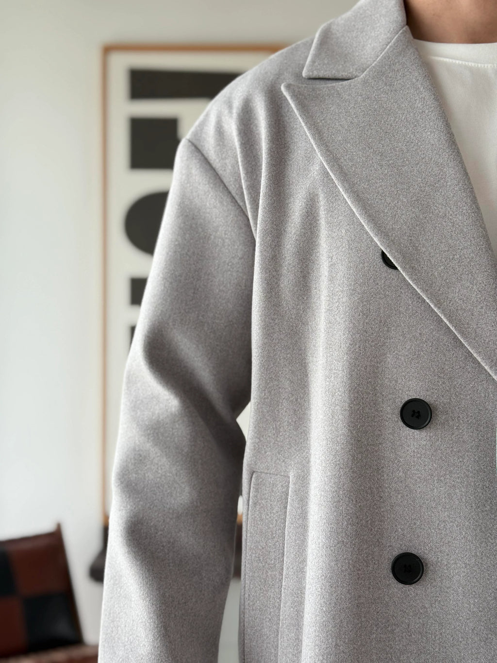 Oxford Double-Breasted Coat