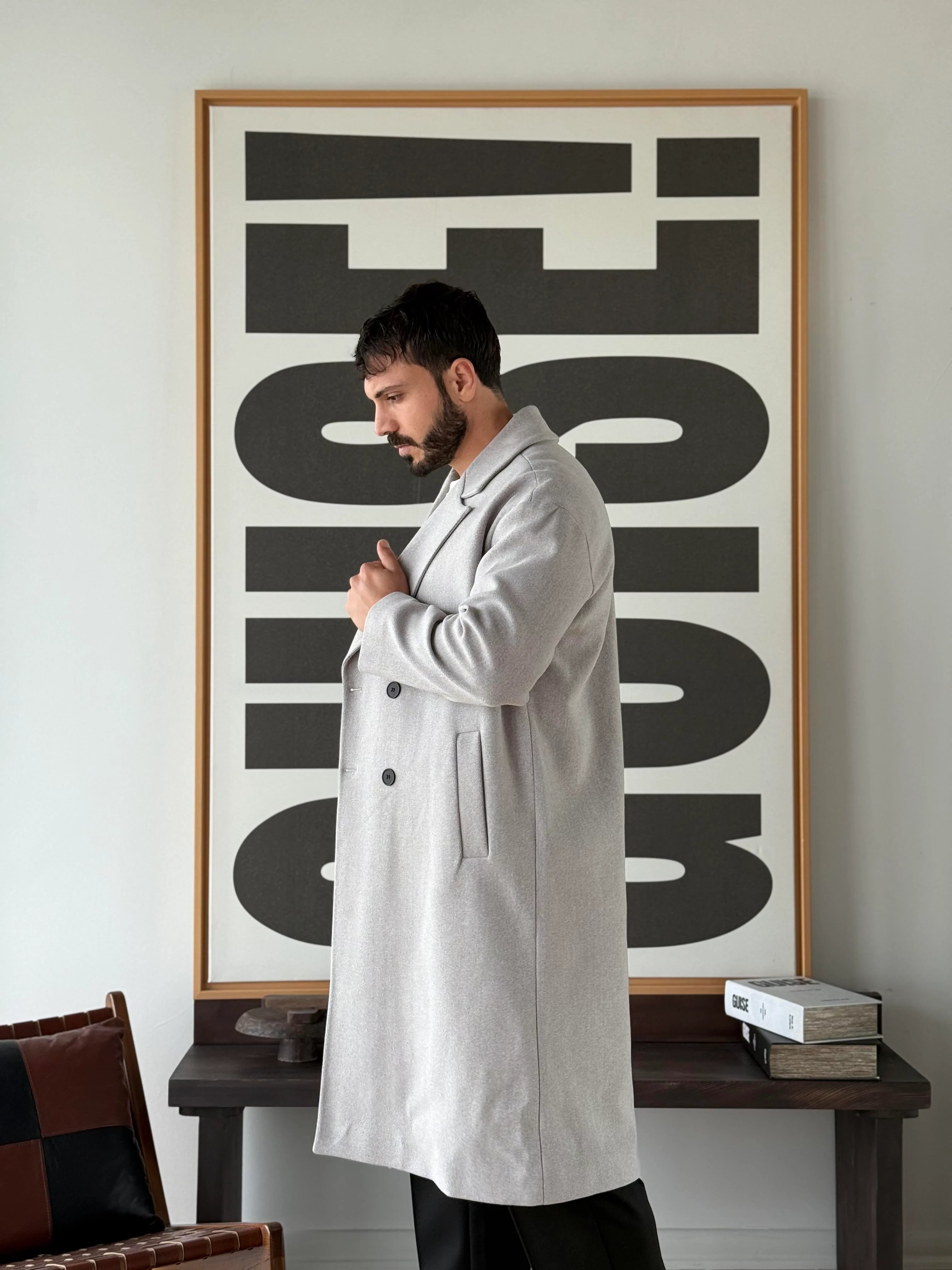 Oxford Double-Breasted Coat