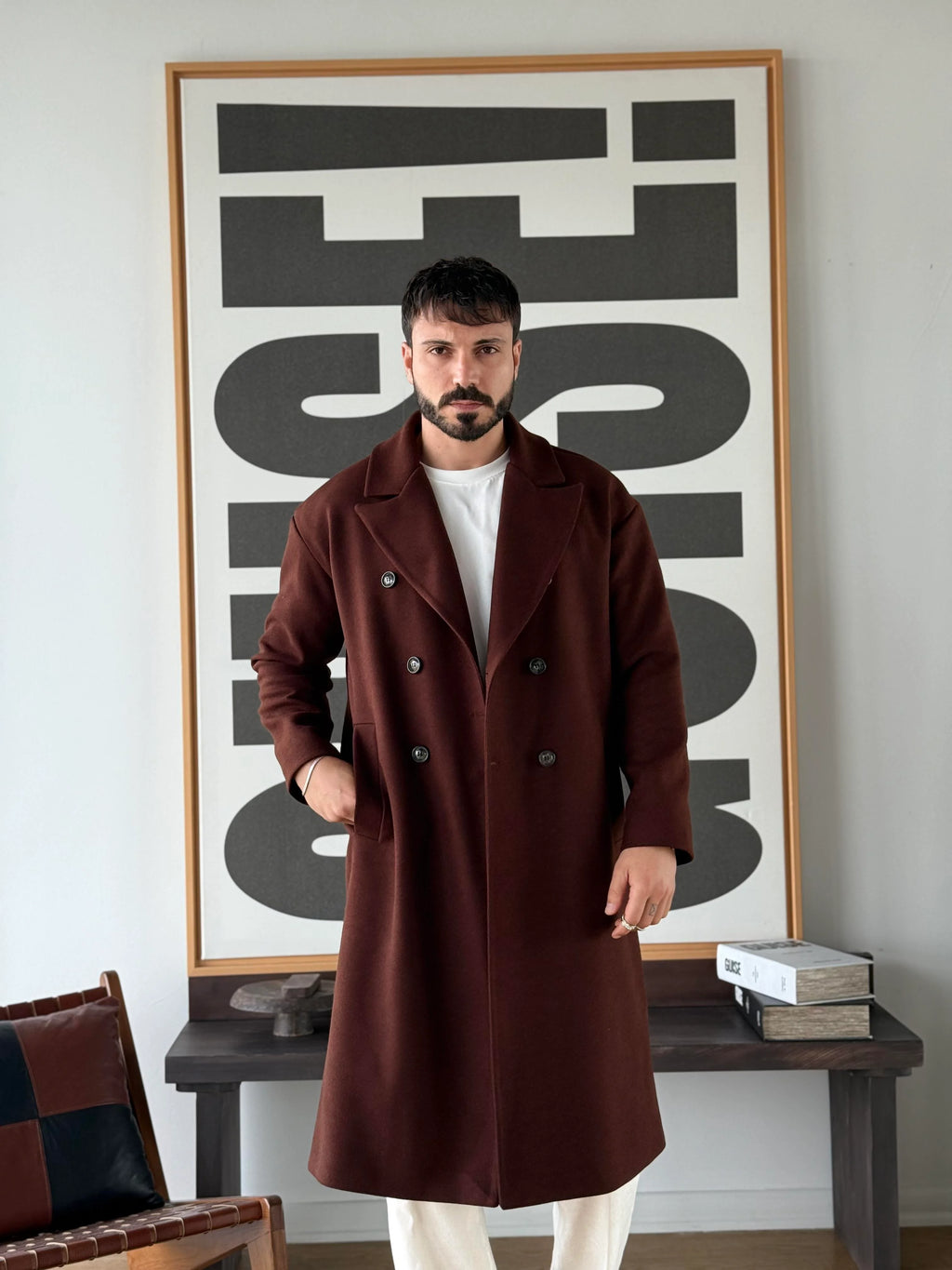 Oxford Double-Breasted Coat