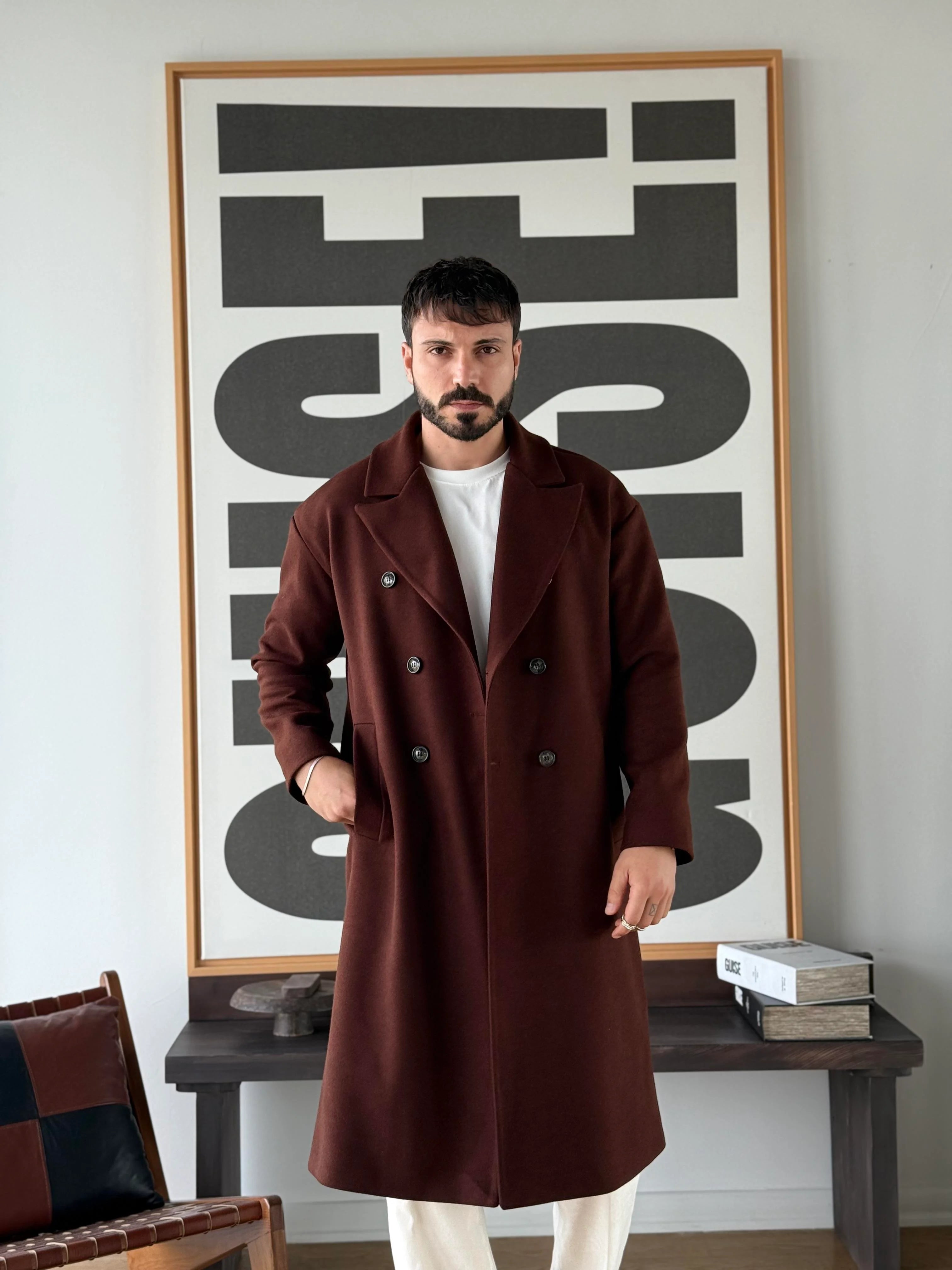 Oxford Double-Breasted Coat