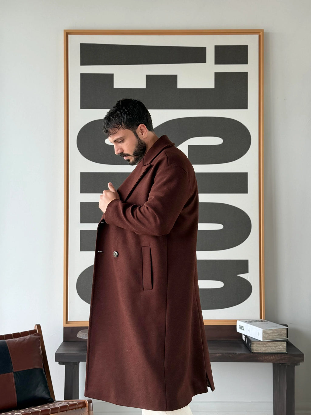 Oxford Double-Breasted Coat