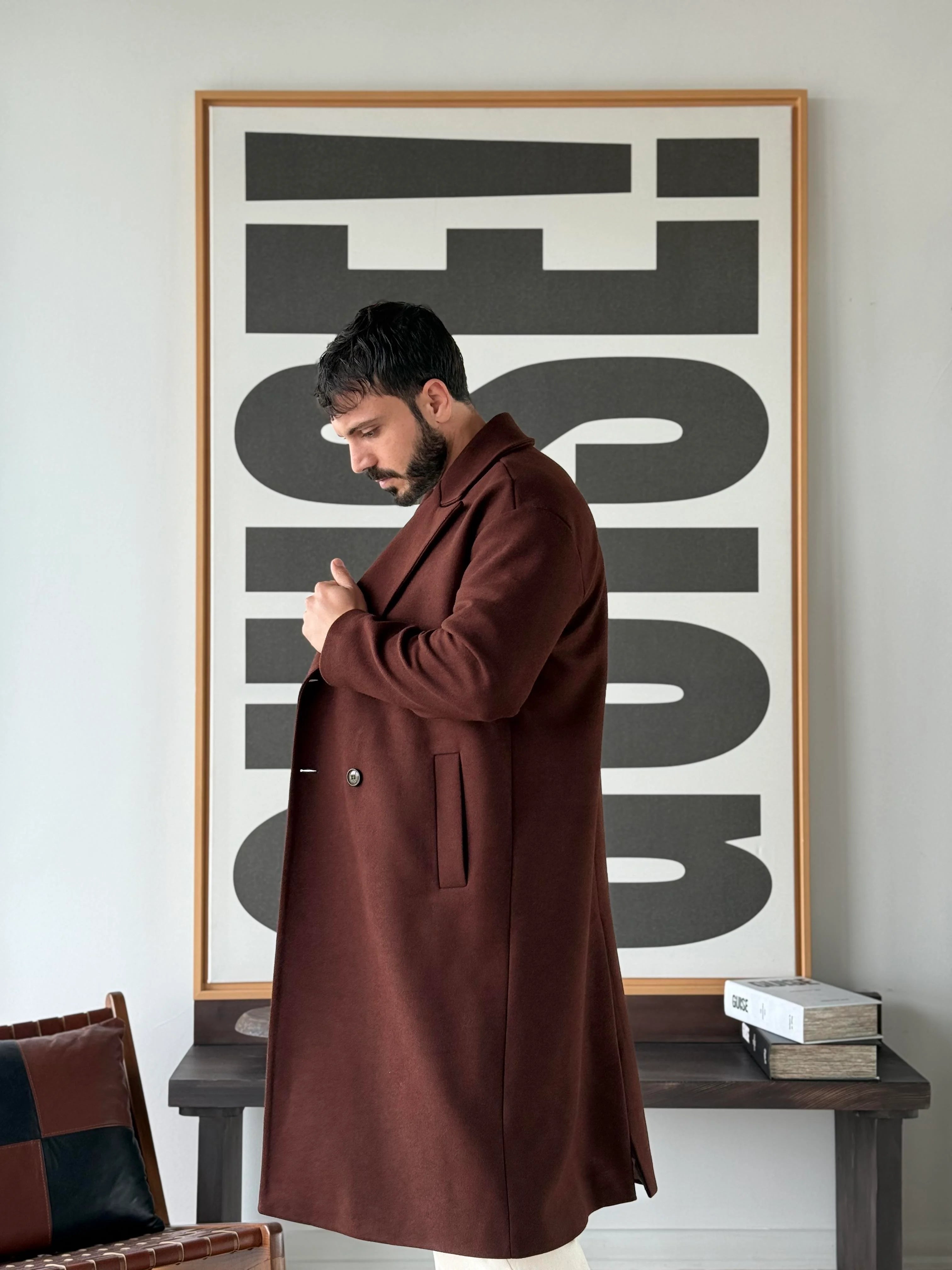 Oxford Double-Breasted Coat