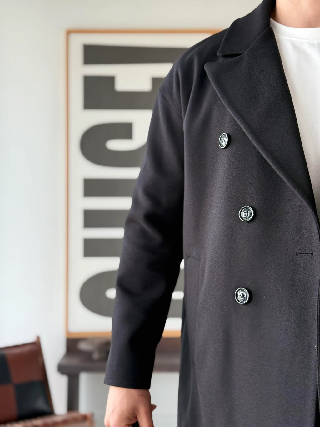 Oxford Double-Breasted Coat