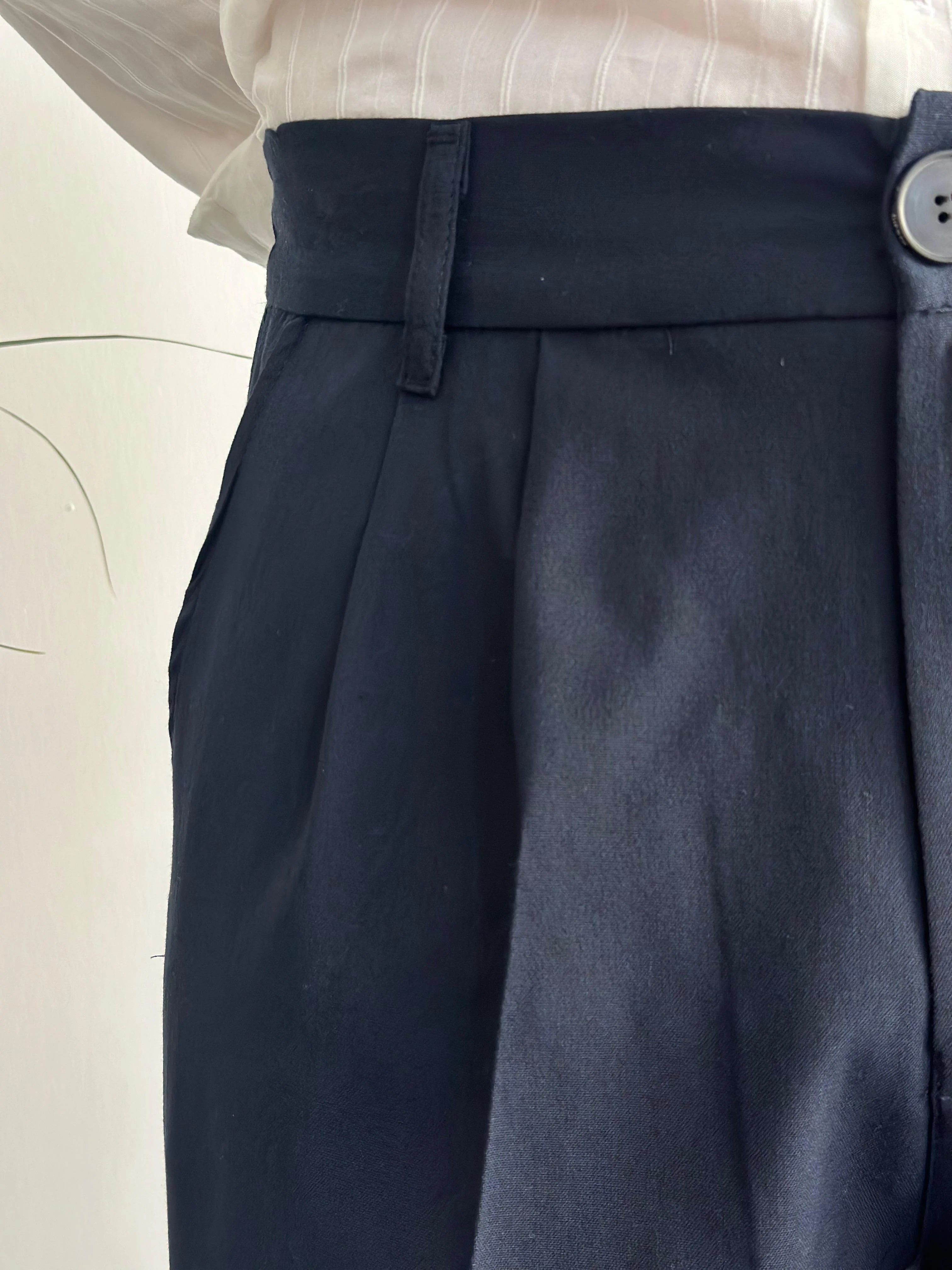 Comfort-Waist Pleated Trousers