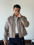 Zaur Minimalist Leather Blouson